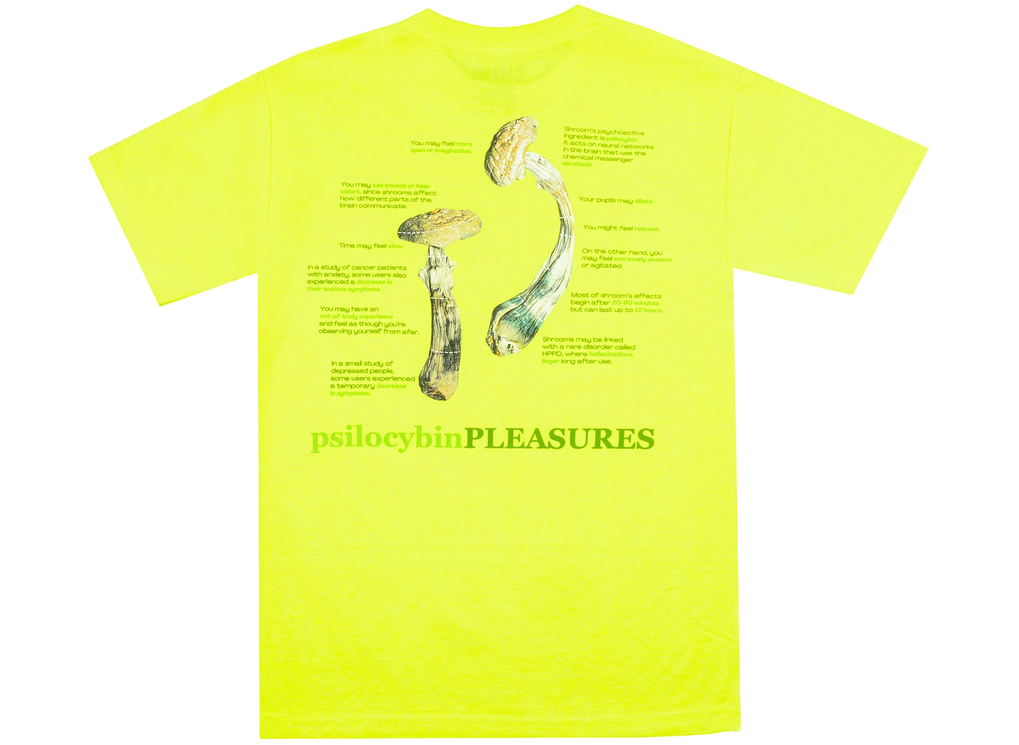 Pleasures Psilocybin T-Shirt in Green - Image 2