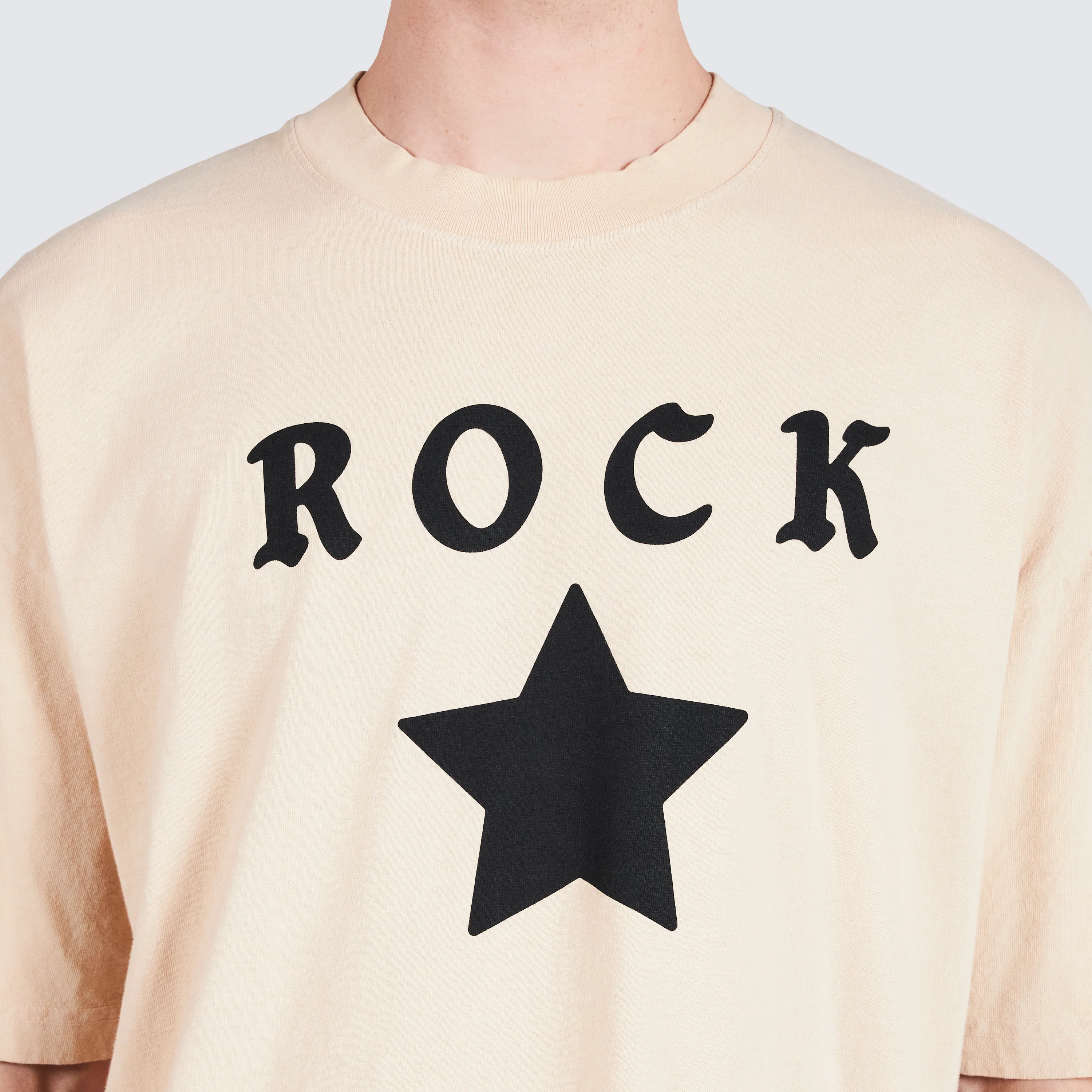 Pleasures Rockstar T-Shirt in Tan - Image 3