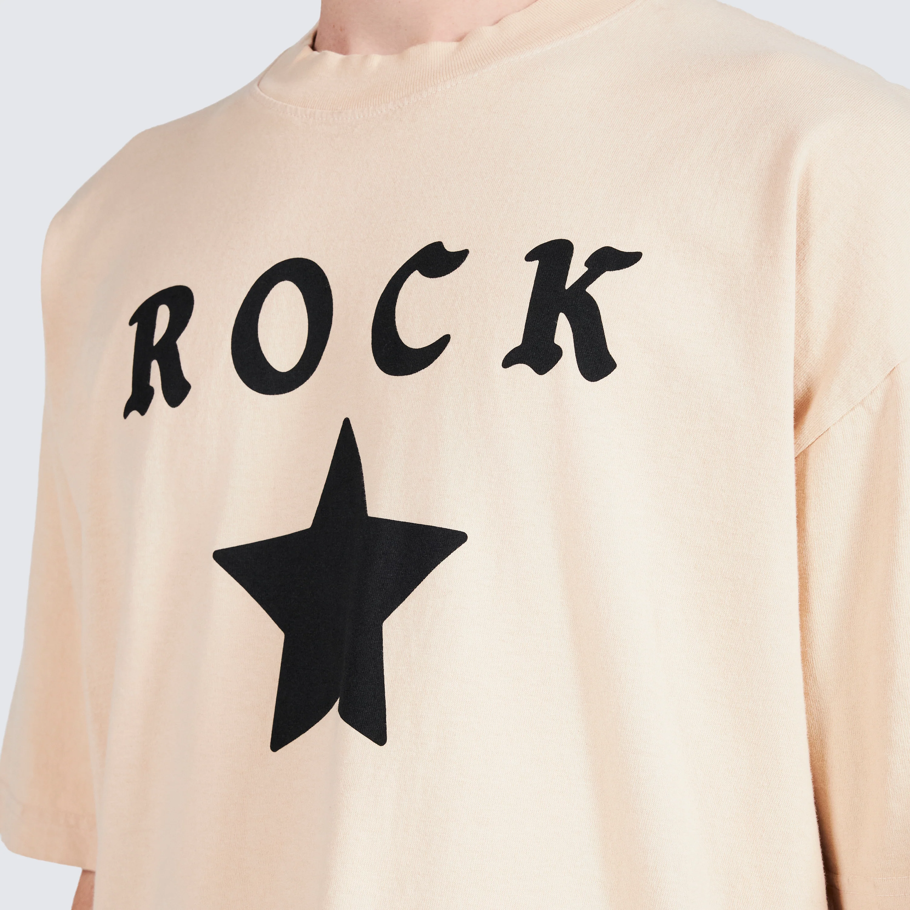 Pleasures Rockstar T-Shirt in Tan - Image 5