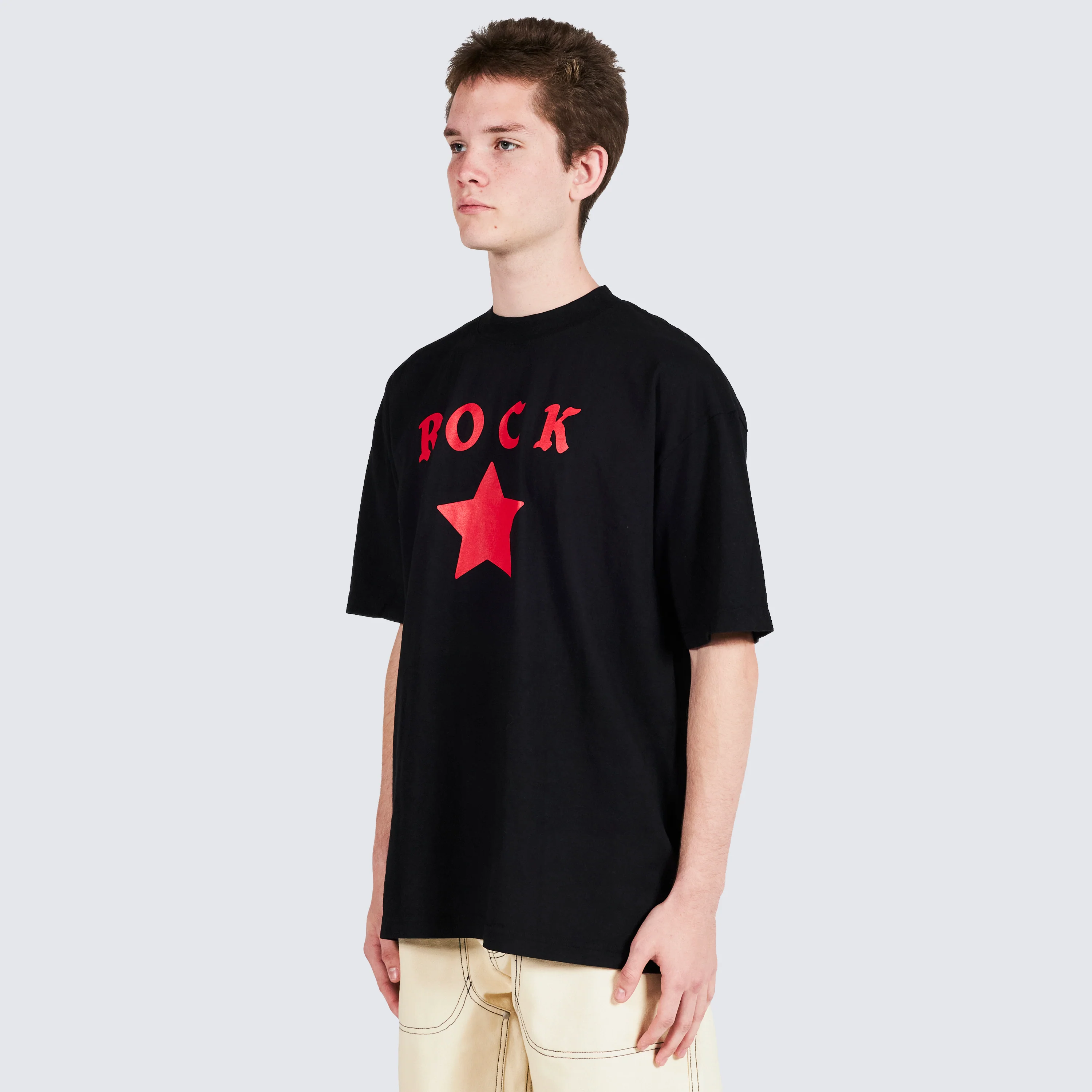Pleasures Rockstar T-Shirt in Black - Image 3