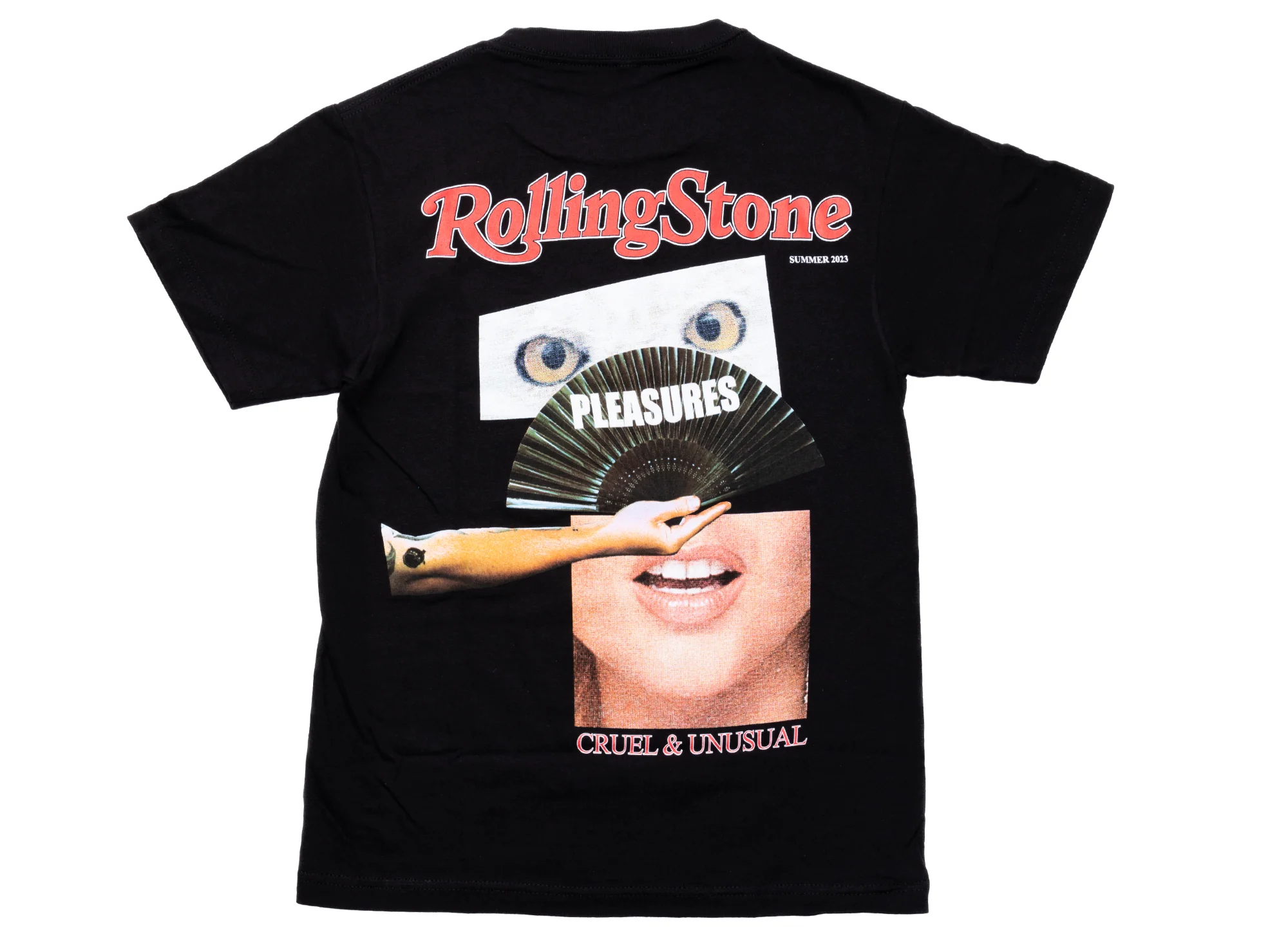 Pleasures Rolling Stone T-Shirt in Black - Image 2