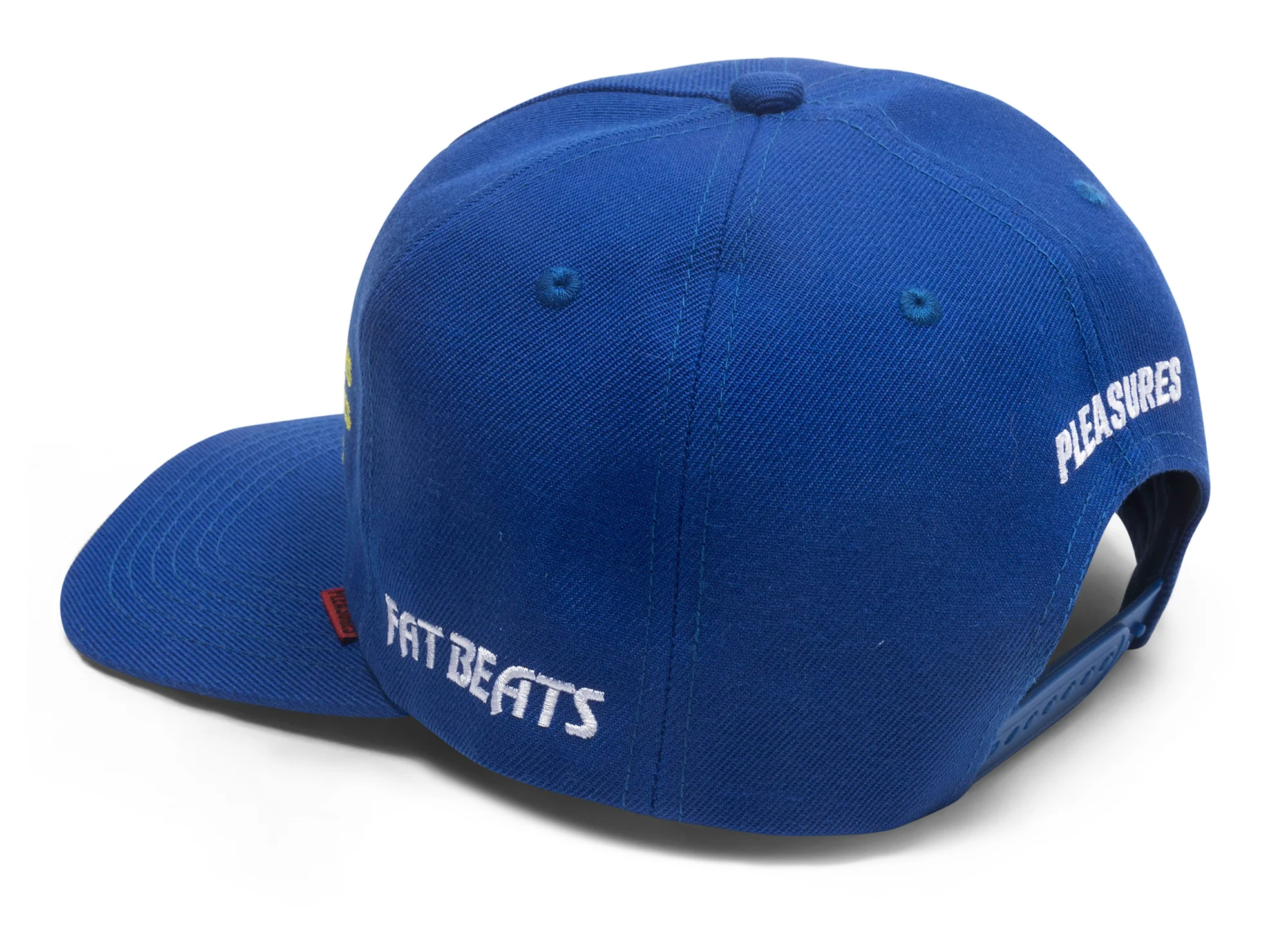 Pleasures x Fat Beats Sections Snapback in Royal - Image 2