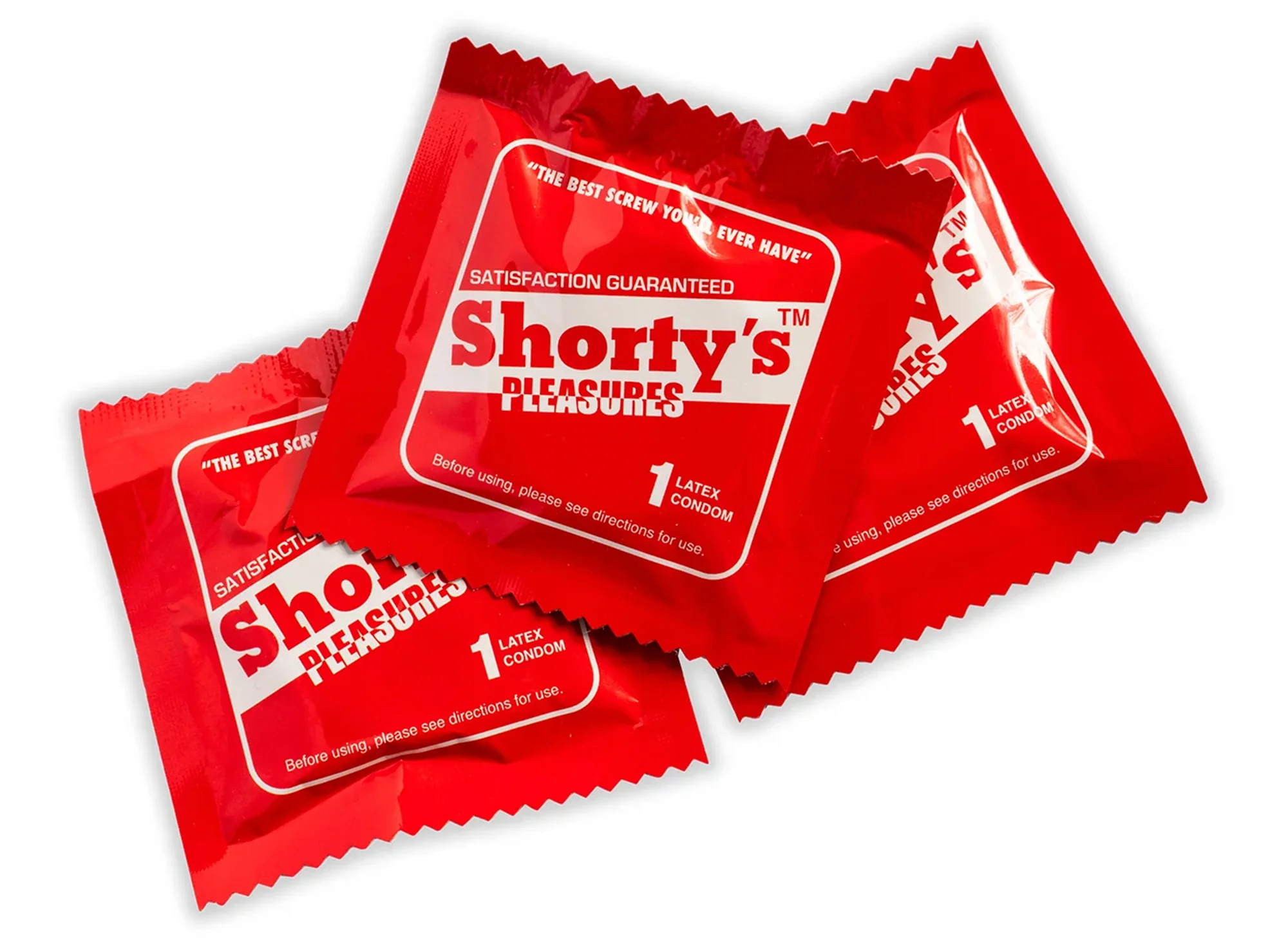 Pleasures Shortys 3 Condom Pack - Image 2