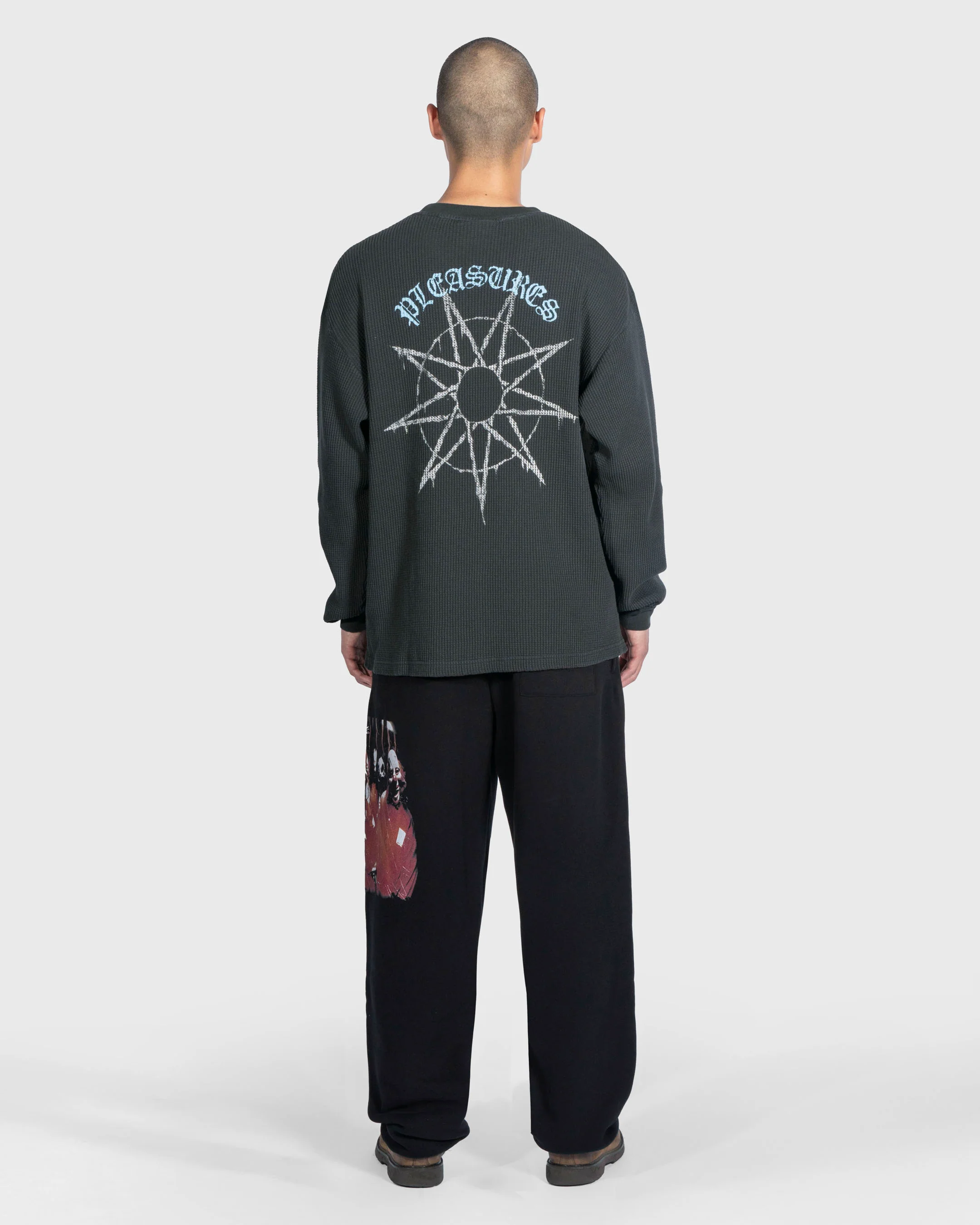Pleasures  x Slipknot Split Thermal long Sleeve Tee - Image 4
