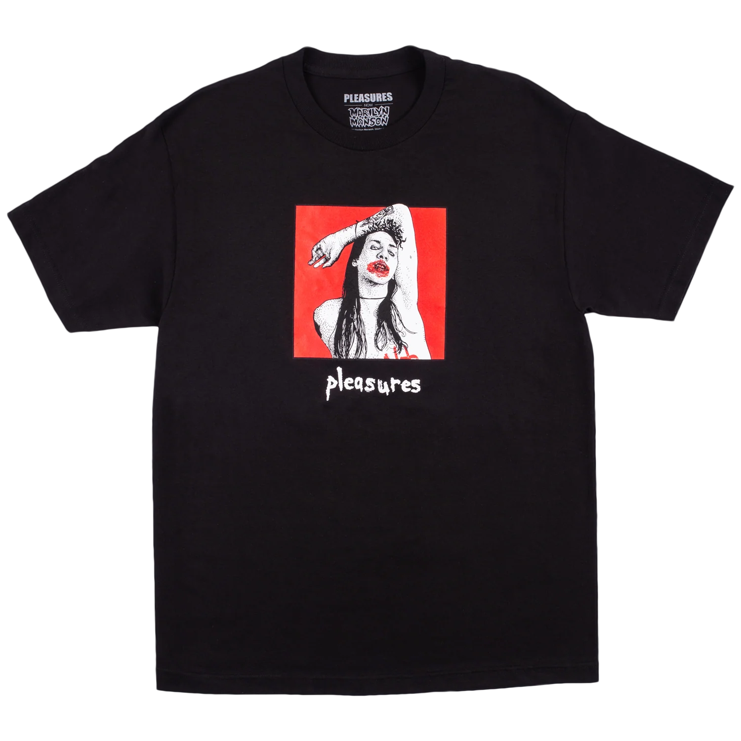 Pleasures Suffer T-Shirt in Black