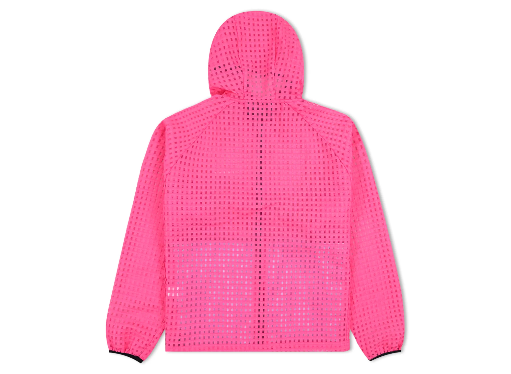 Pleasures System Plaid Hooded Jacket in Pink - Image 2