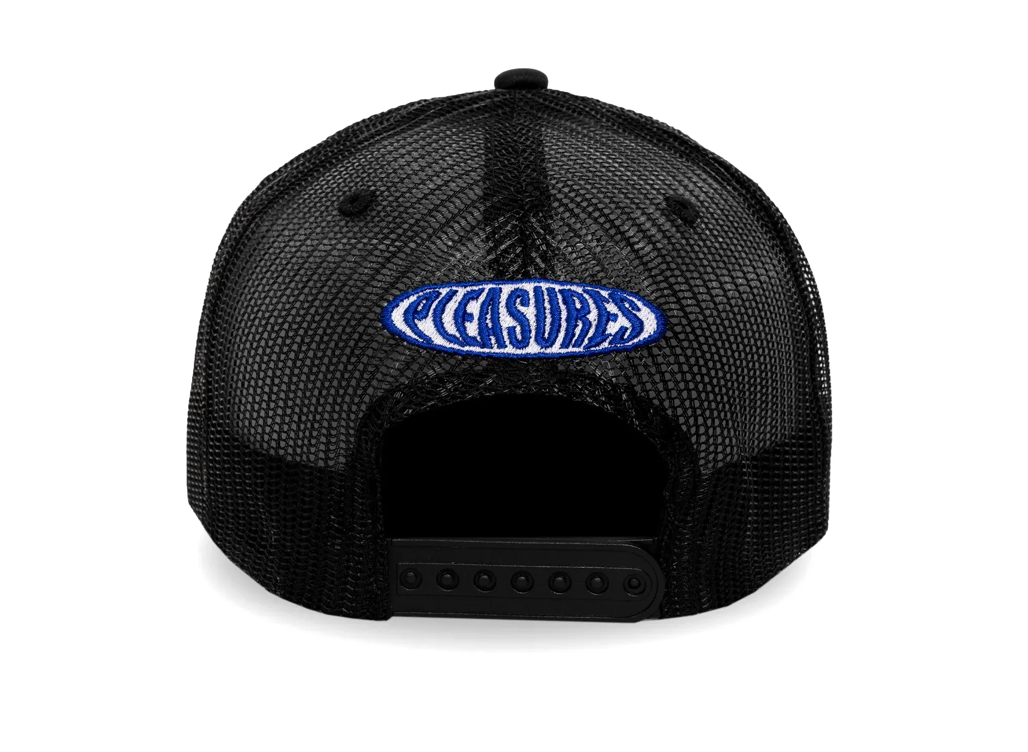 Pleasures Tranquil Trucker Hat in Black - Image 3