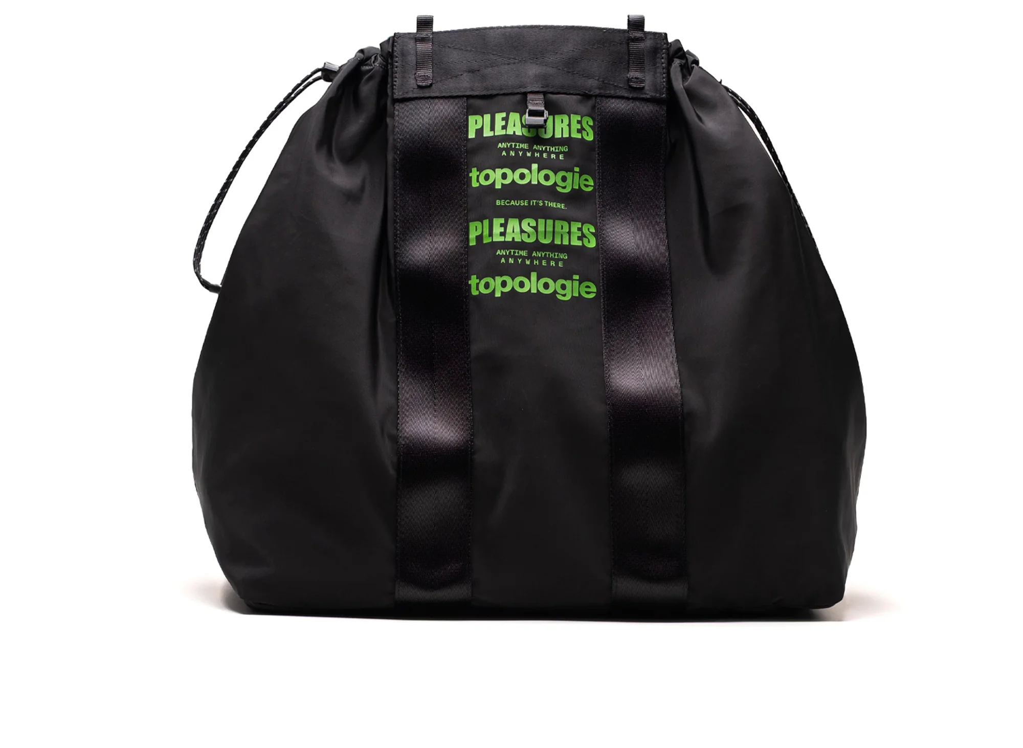 Pleasures x Topologie Summit Reversible Tote in Black / Gray - Image 4