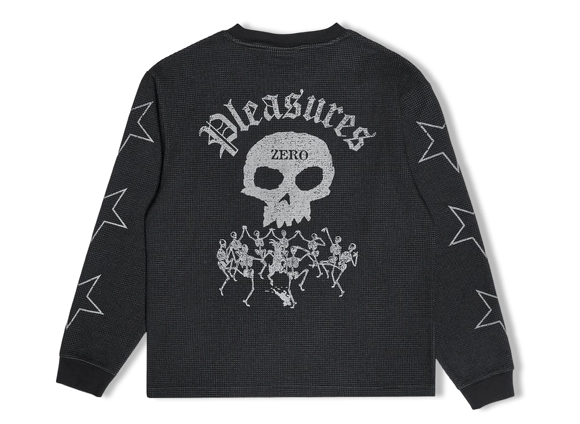 Pleasures x Zero Misled Thermal Long Sleeve in Black - Image 2
