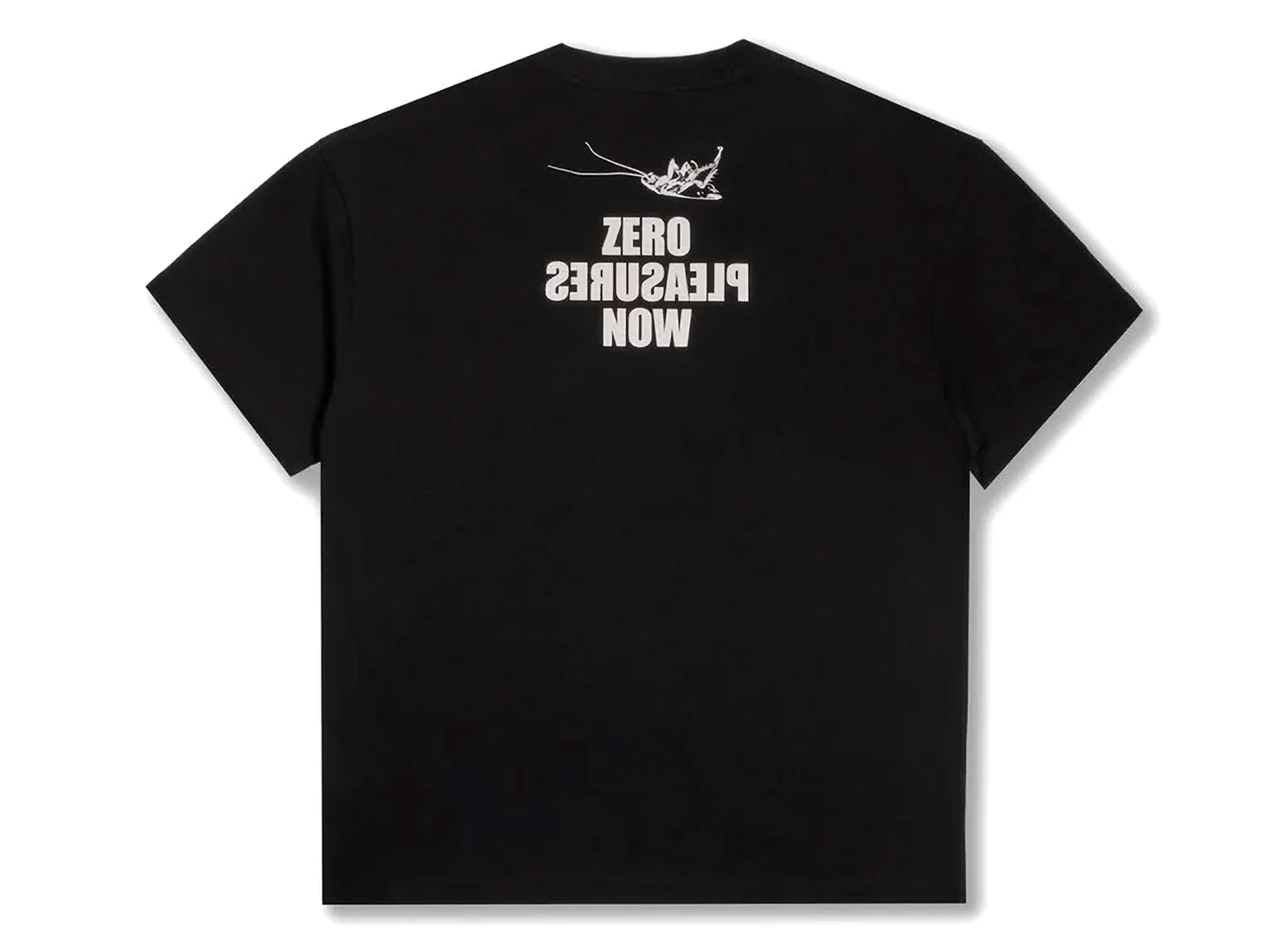 Pleasures x Zero Roaches T-Shirt in Black - Image 2