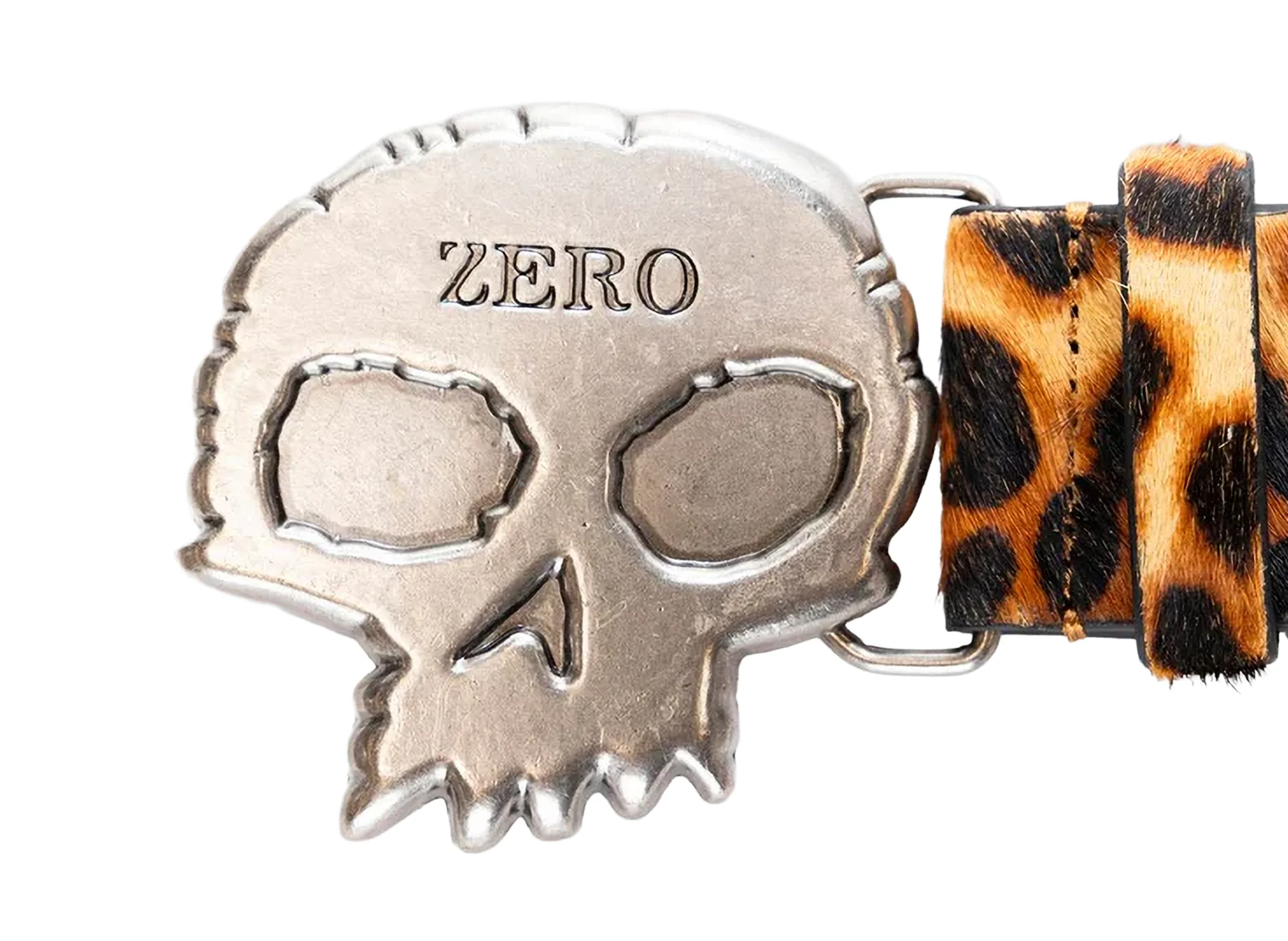Pleasures x Zero Studded Belt in Leopard - Image 3
