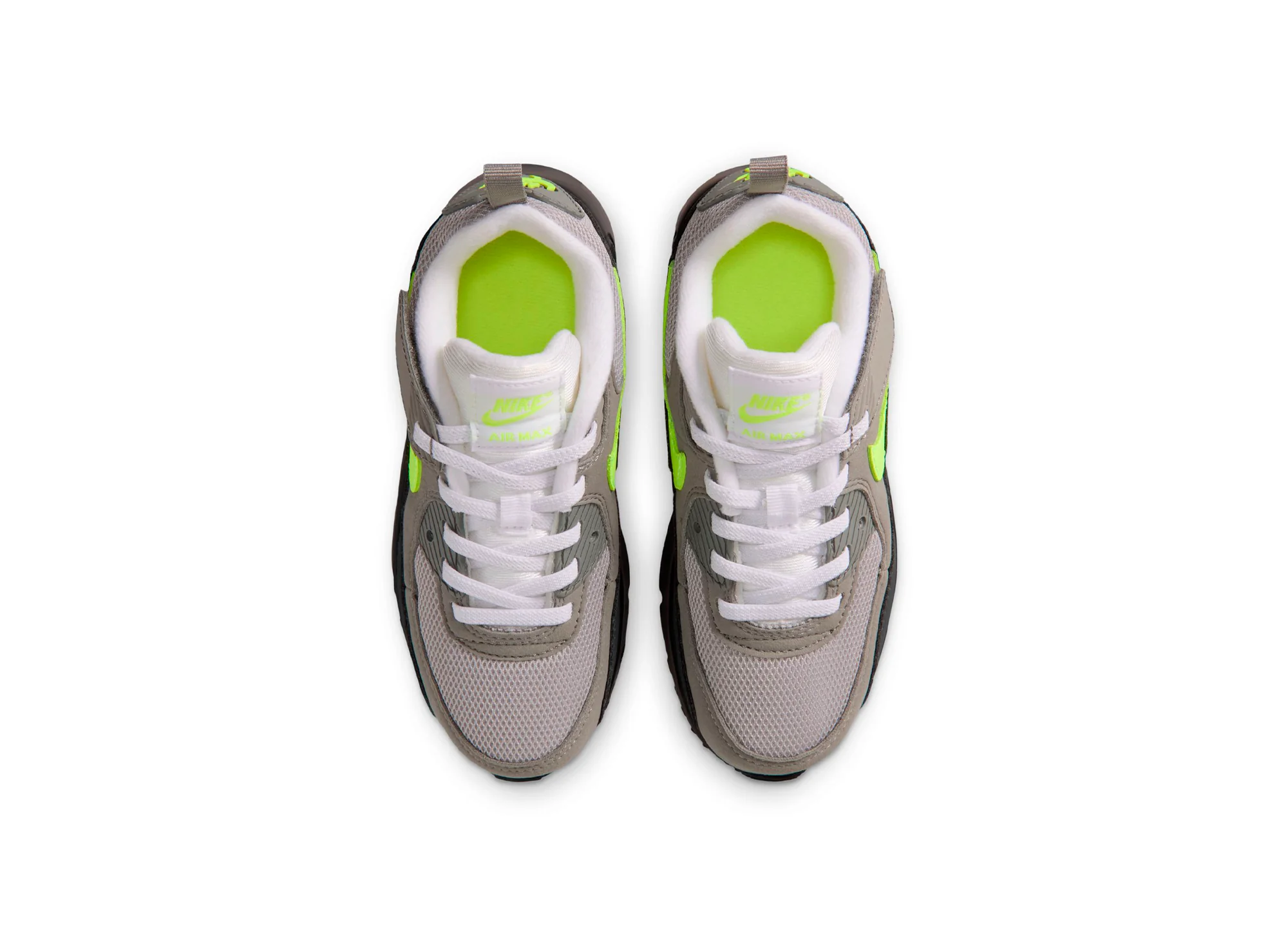 PS Nike Air Max 90 in Black / Neon Yellow - Image 4