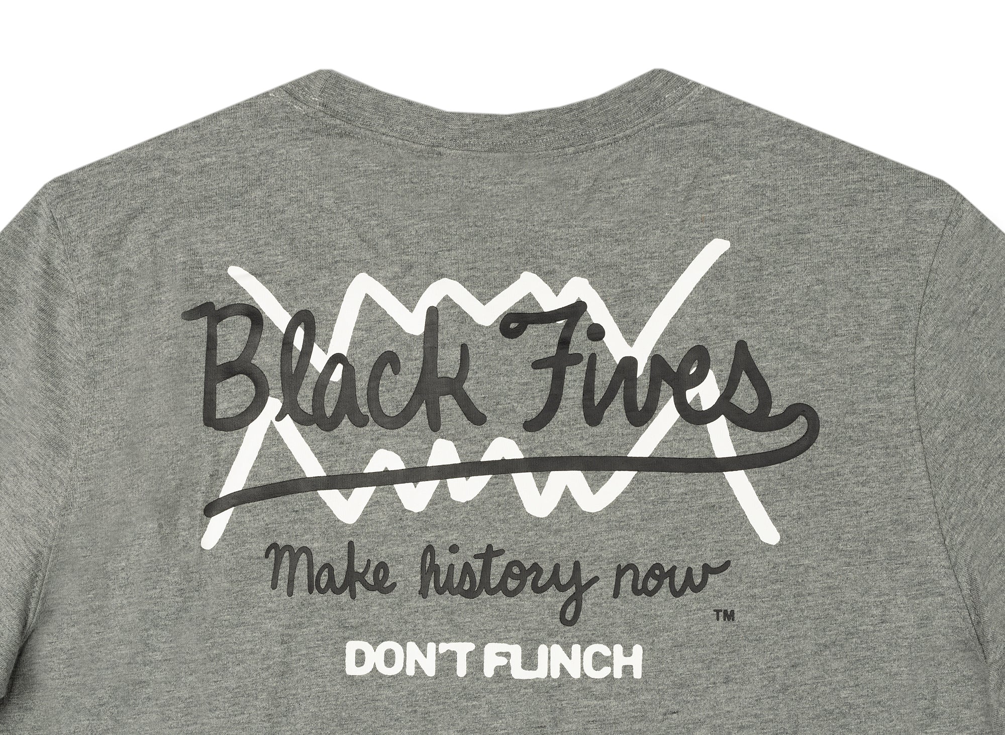 Puma Black Fives S/S Tee in Grey - Image 2