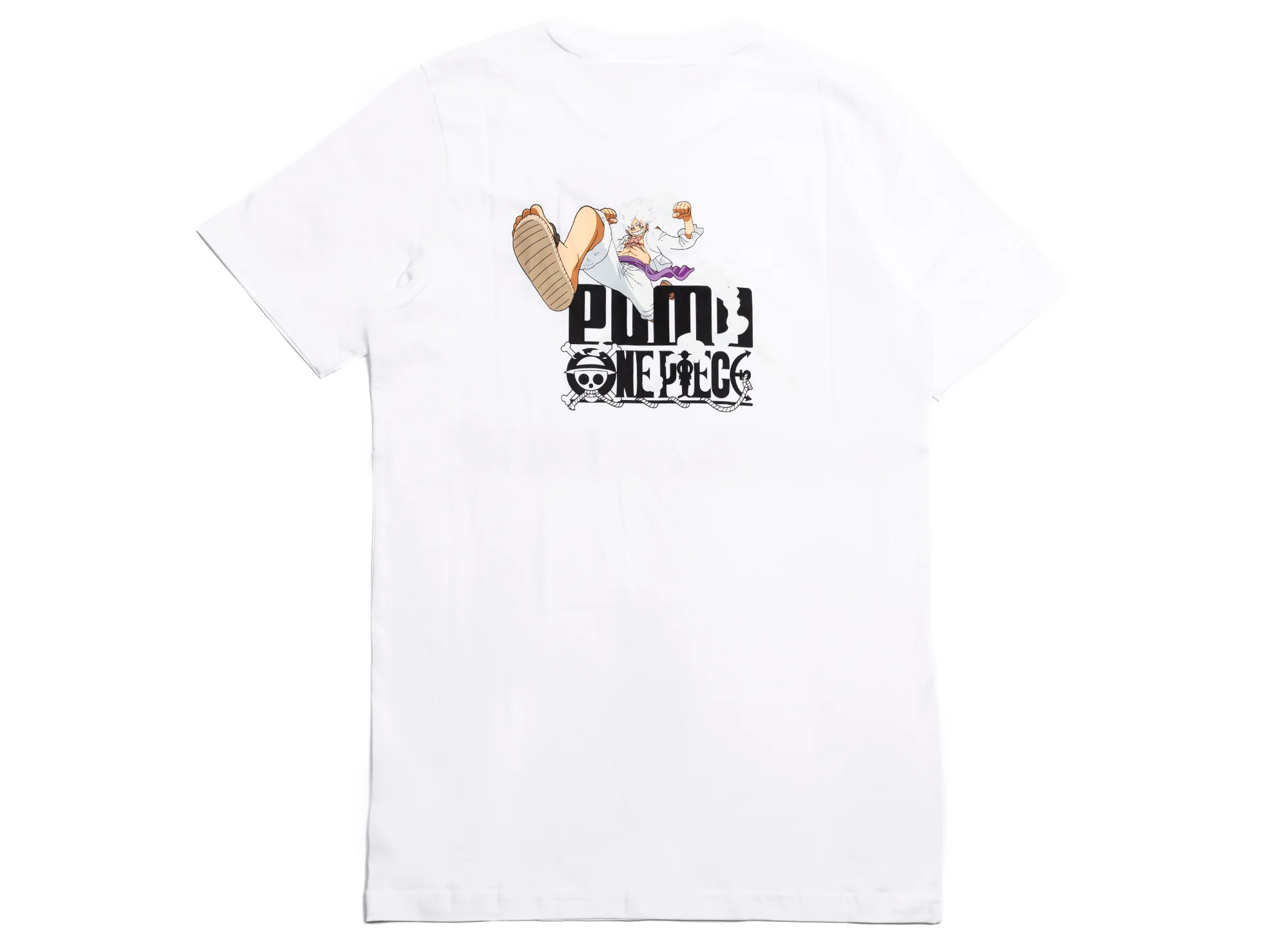 Puma x One Piece Graphic Tee in White - Image 2