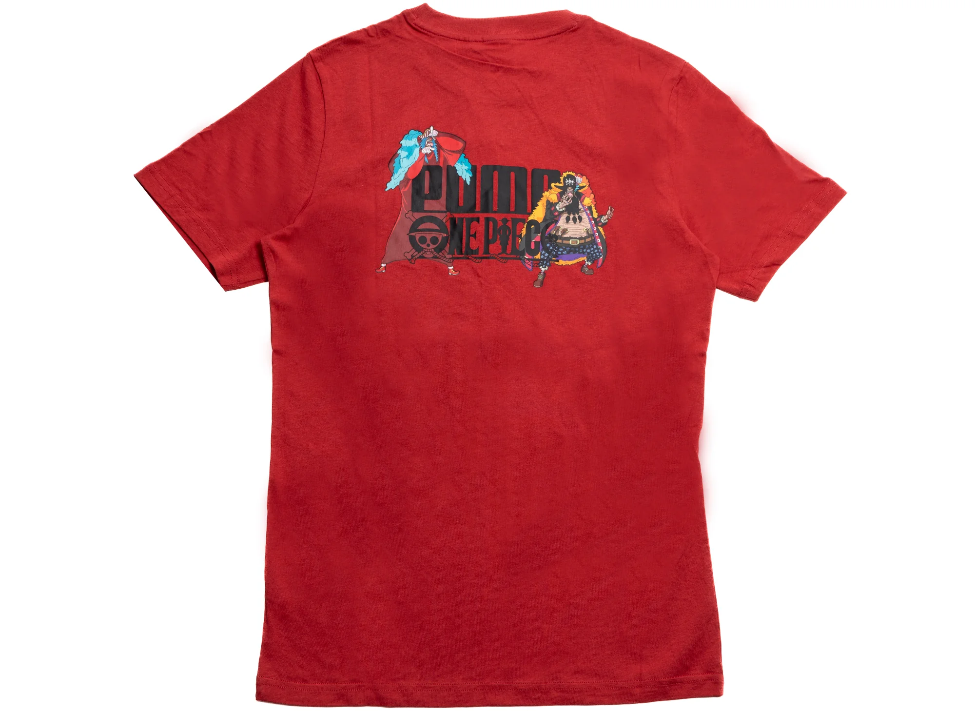 Puma x One Piece Graphic Tee in Red - Image 2