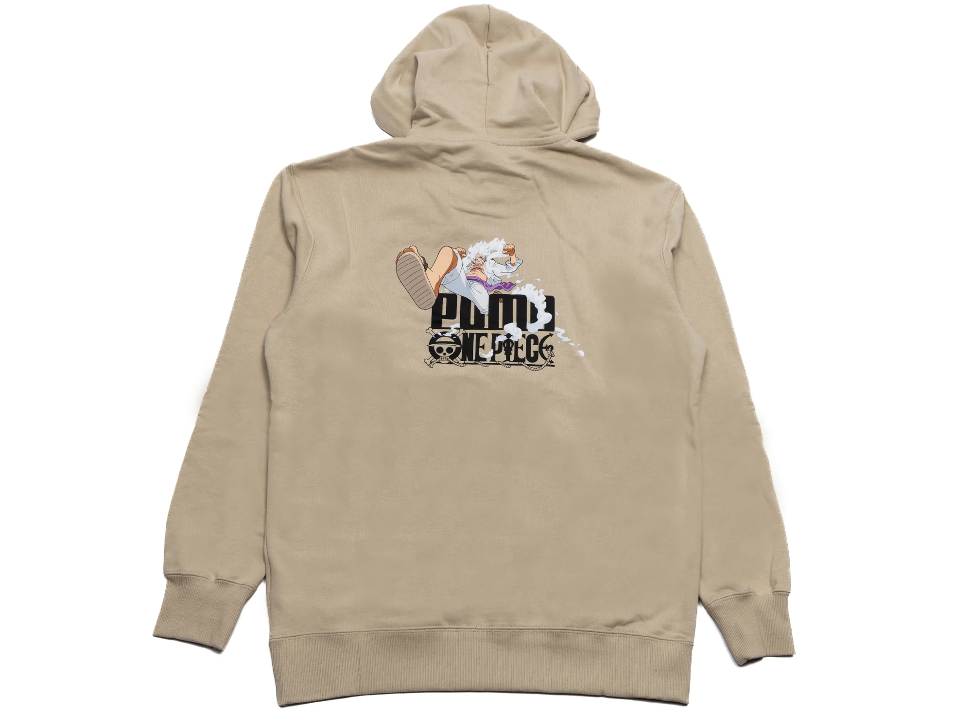 Puma x One Piece Hoodie in Beige - Image 2