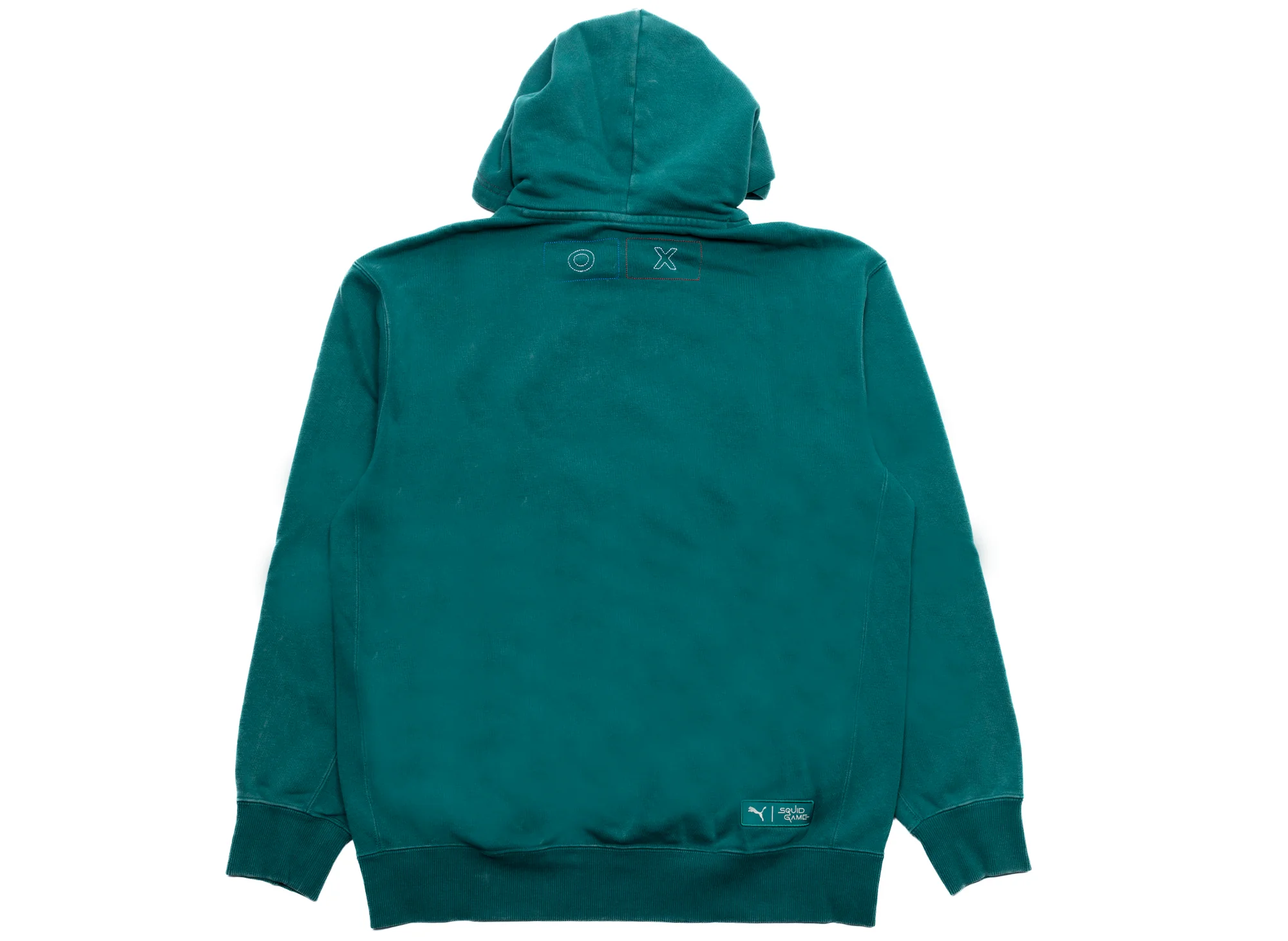 Puma x Squid Game Graphic Hoodie in Mint - Image 2