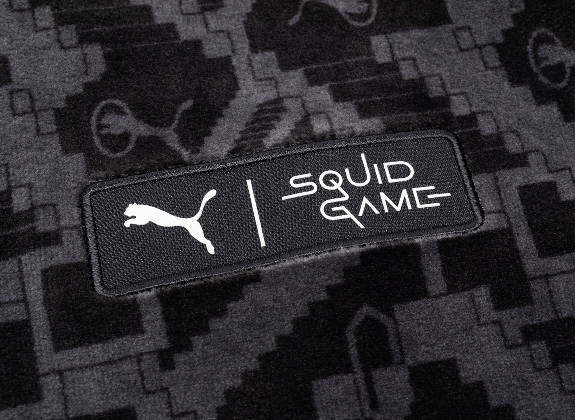 Puma x Squid Game T7 Iconic Track Jacket in Black - Image 2