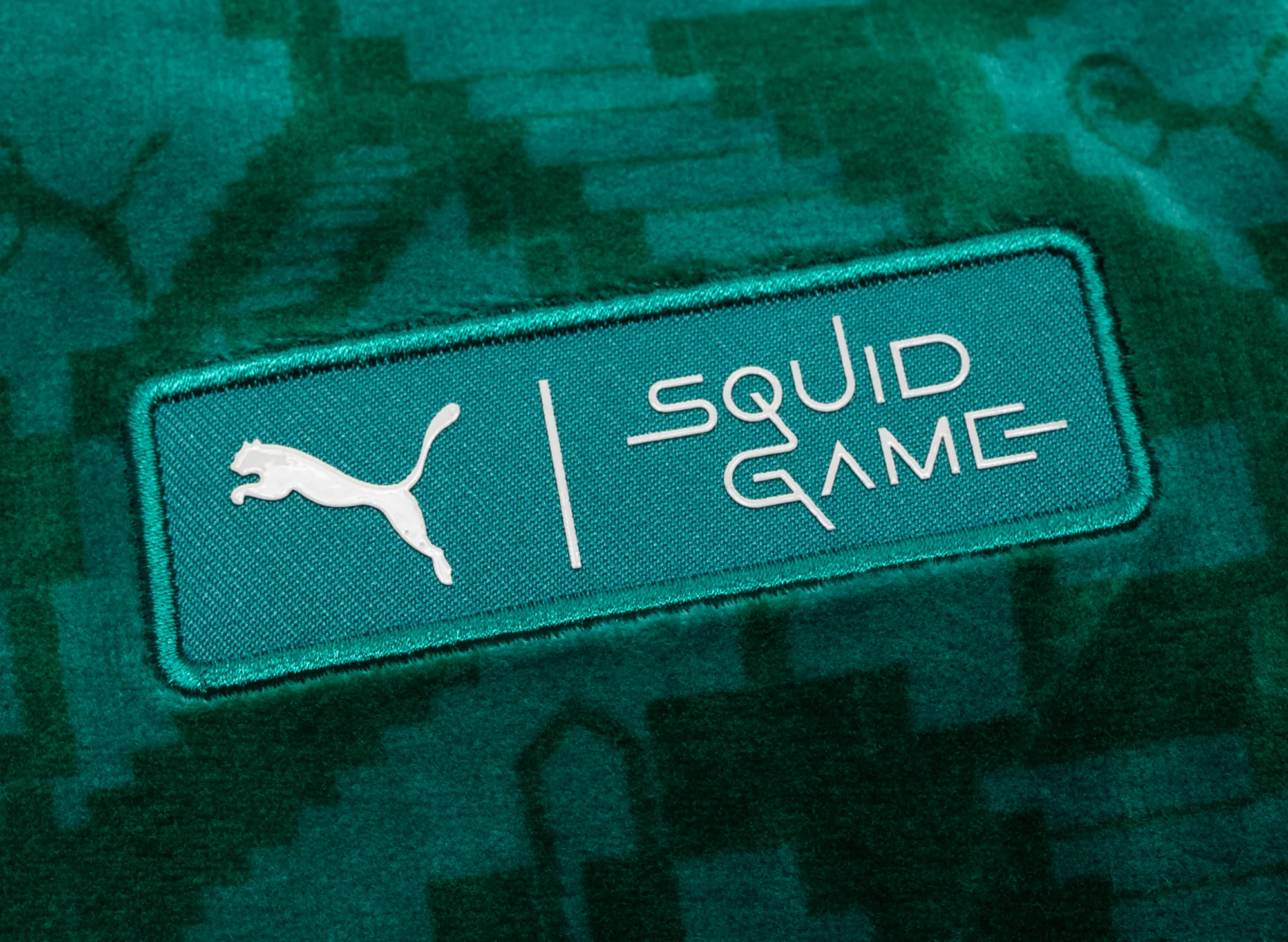Puma x Squid Game T7 Iconic Track Jacket in Mint - Image 2