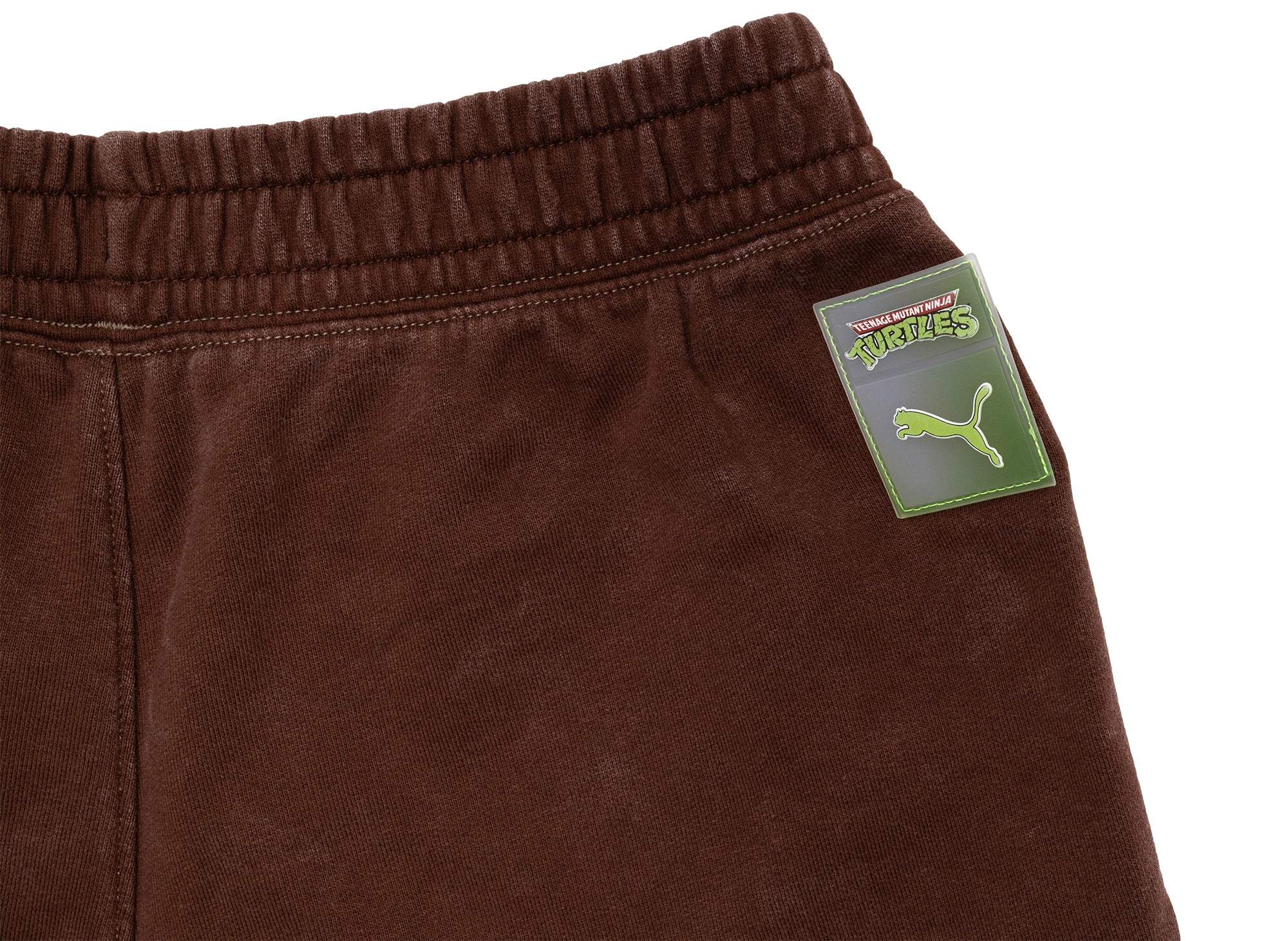 Puma x TMNT Relaxed Shorts in Brown - Image 3