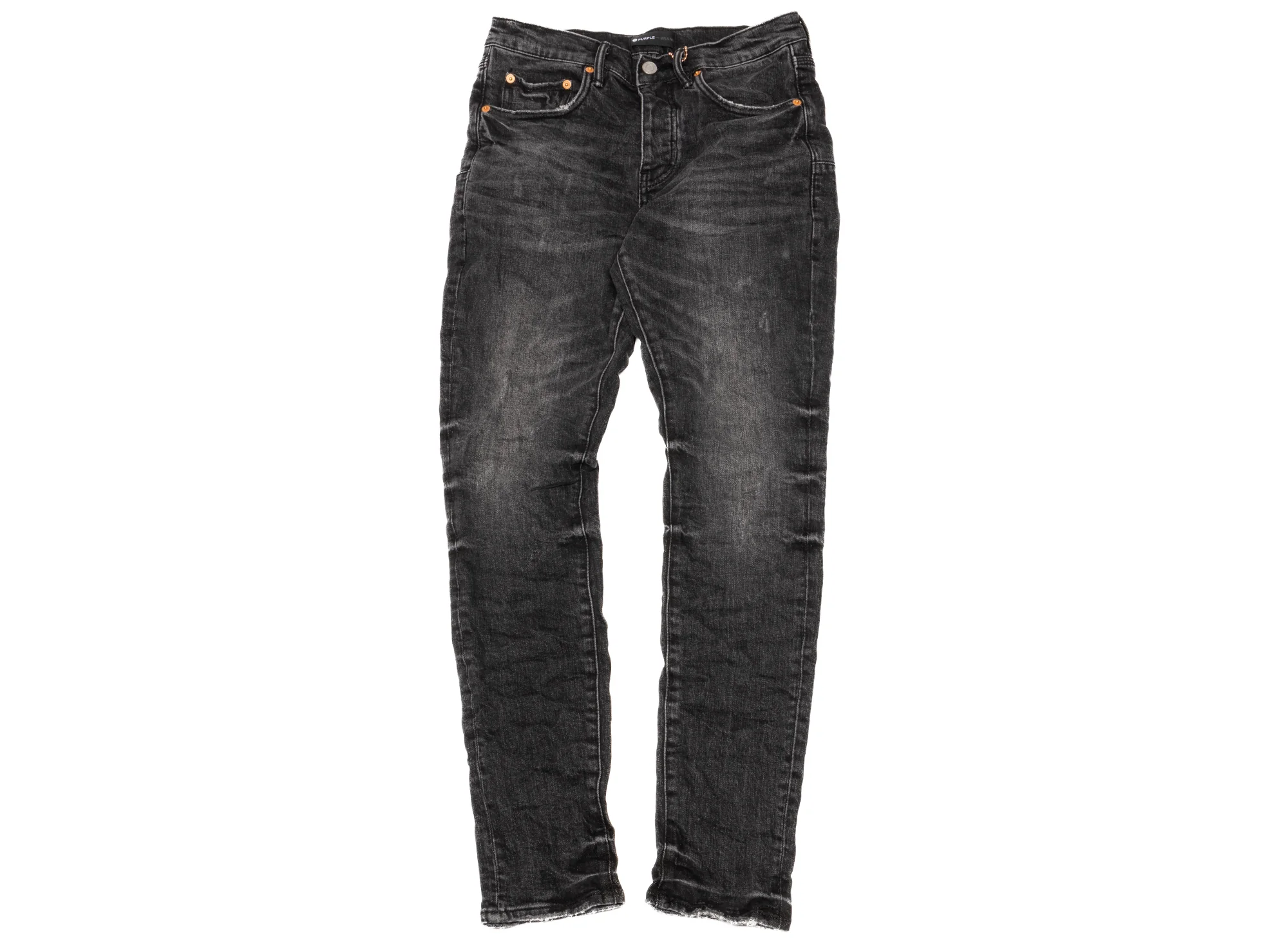 Purple Brand Aged Black Washed Jeans