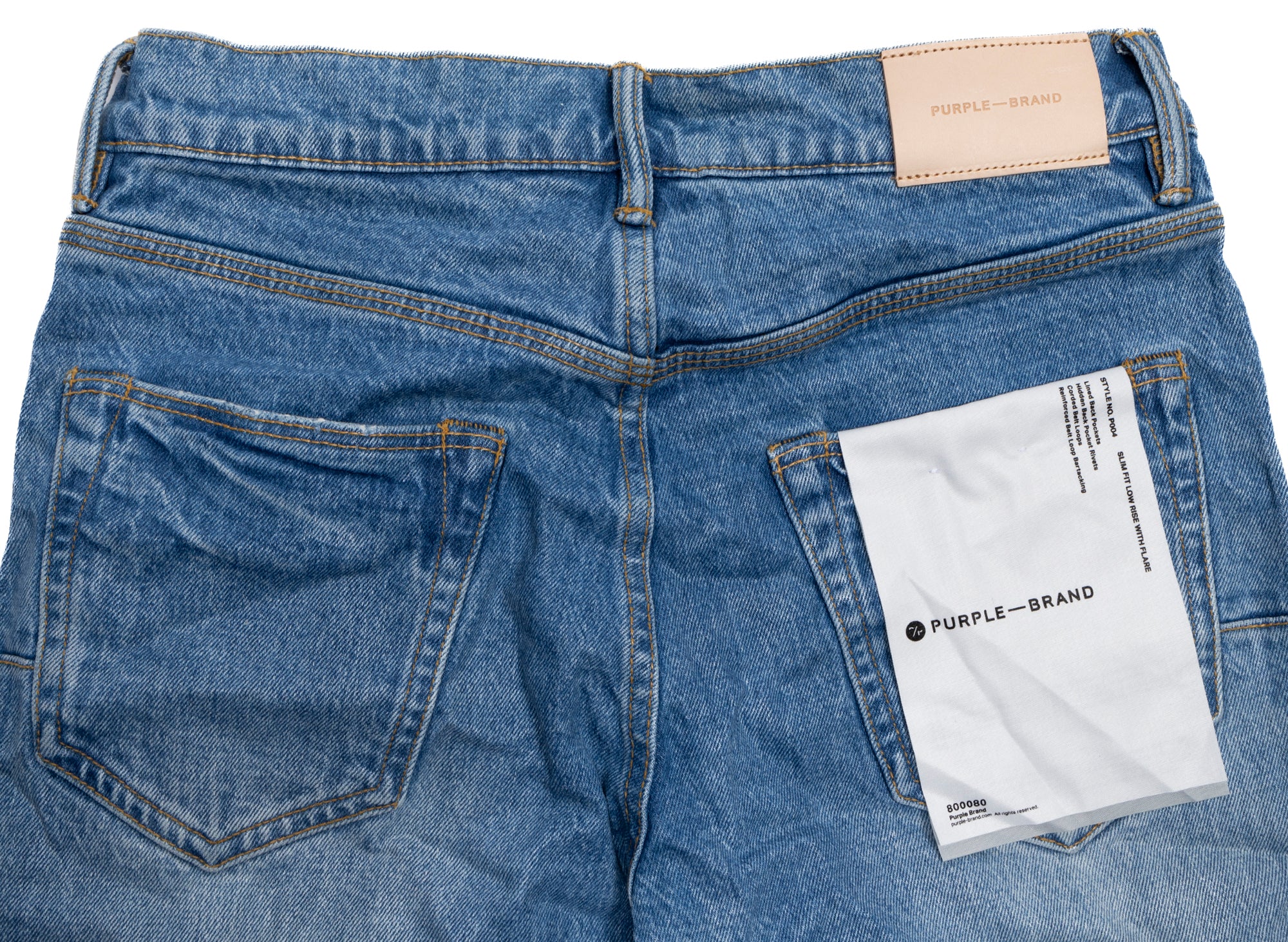 Purple Brand Coated Flare Jeans - Image 2
