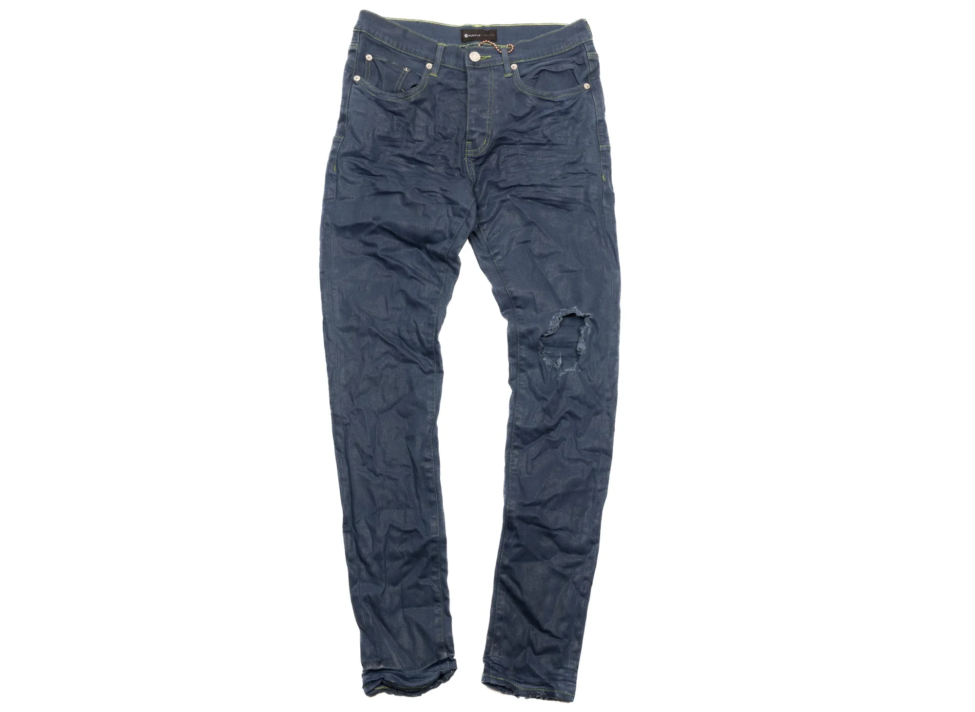 Purple Brand Contrast Stitch Jeans