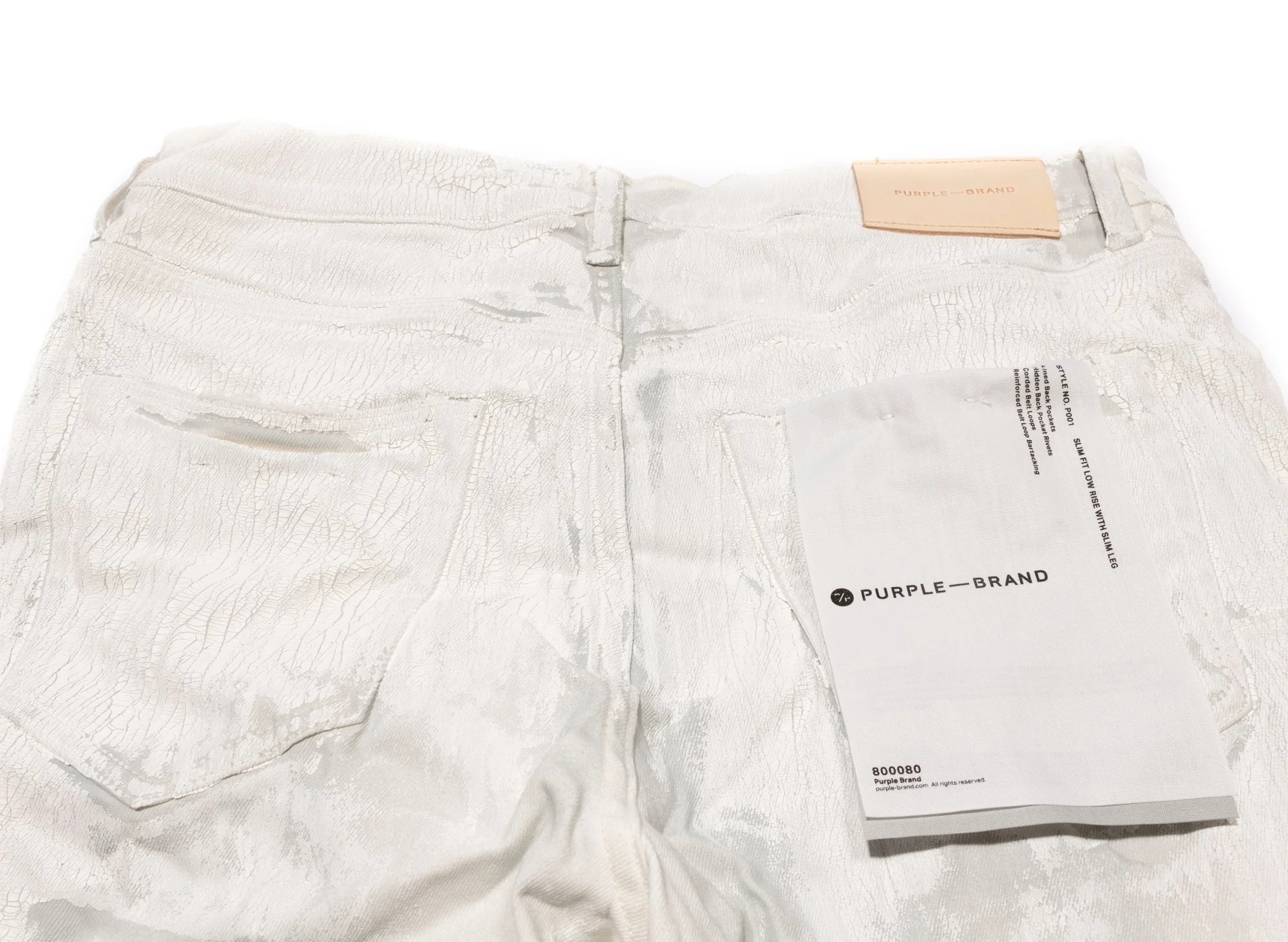 Purple Brand Faded Crackle Jeans - Image 3