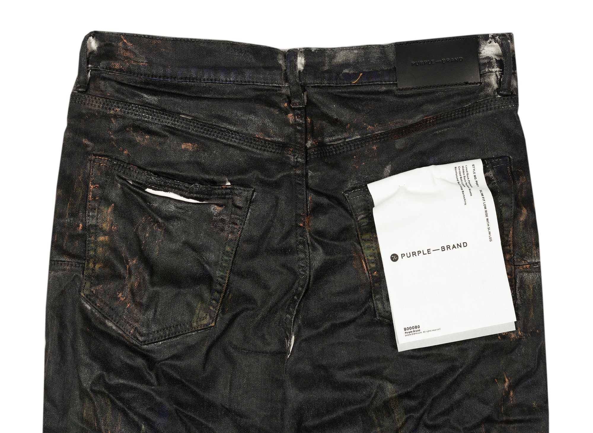 Purple Brand Golden Tint Black Tar Jeans - Image 2