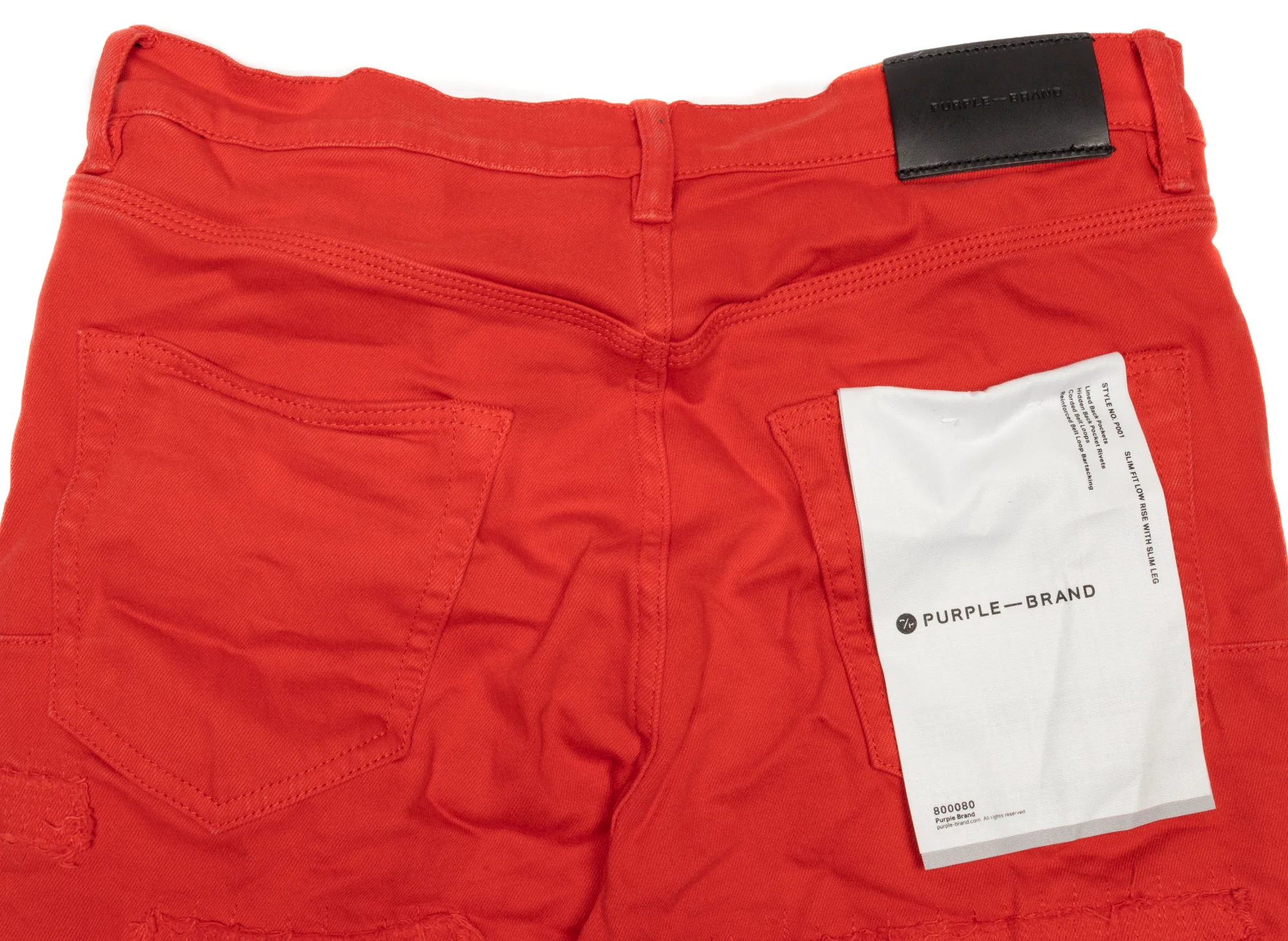 Purple Brand High Risk Red Patch Repair Jeans - Image 2