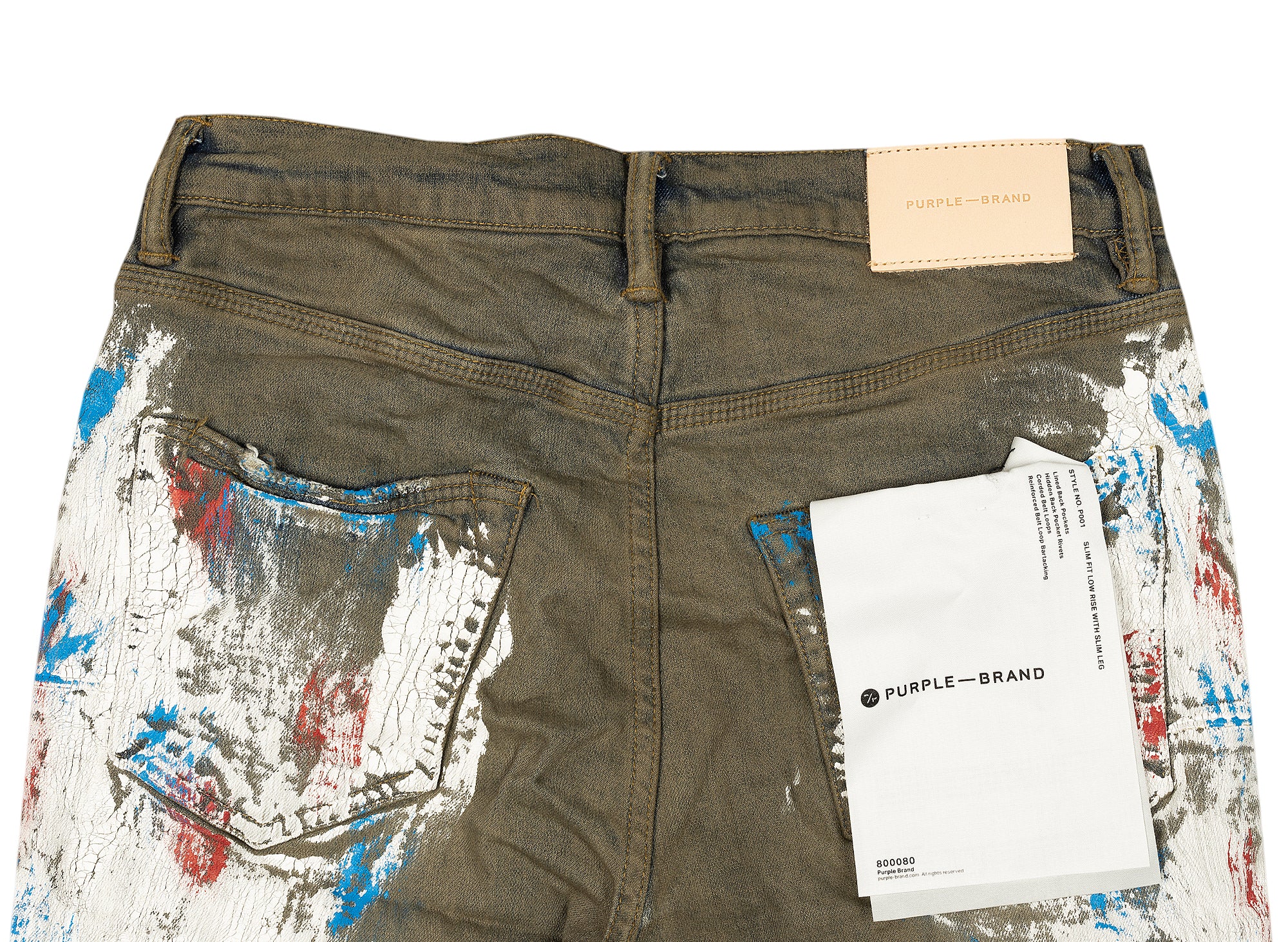 Purple Brand Indigo Cracked Jeans - Image 2