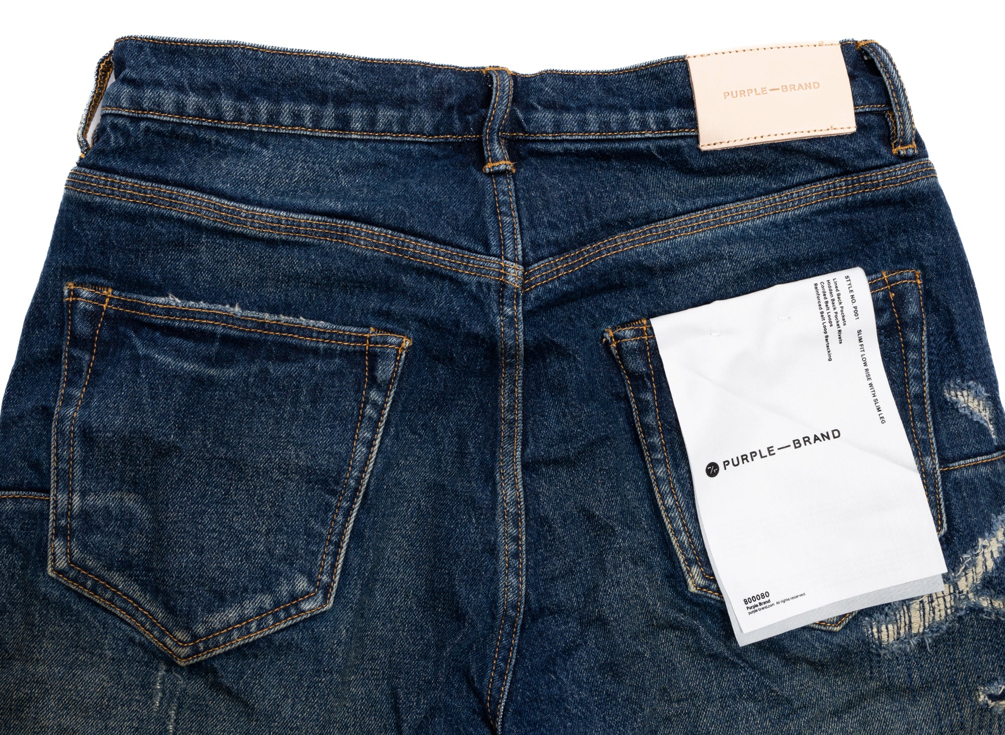 Purple Brand Light Destroy Jeans - Image 3