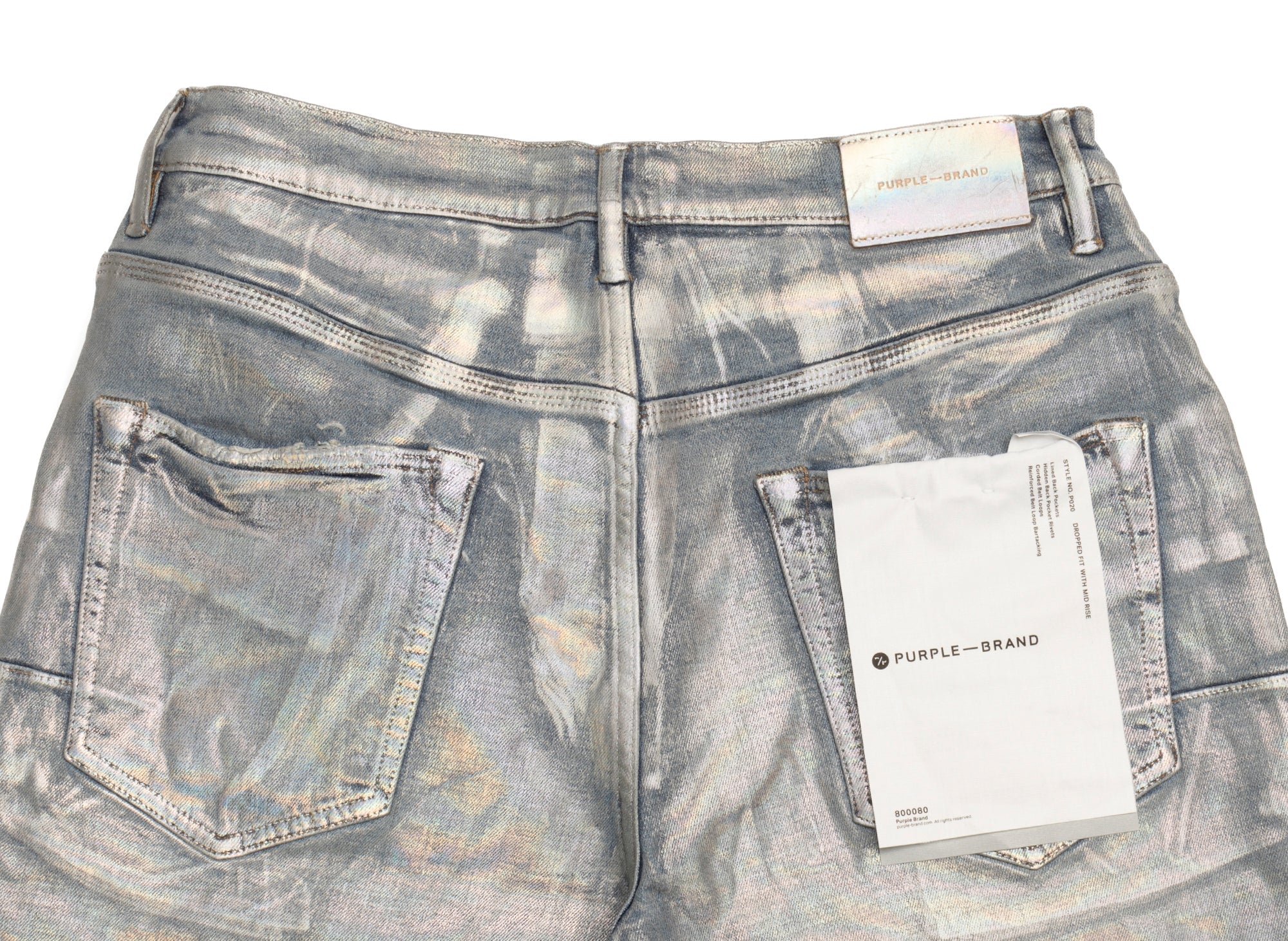 Purple Brand Light Indigo Iridescent Pearl P020 Jeans - Image 2