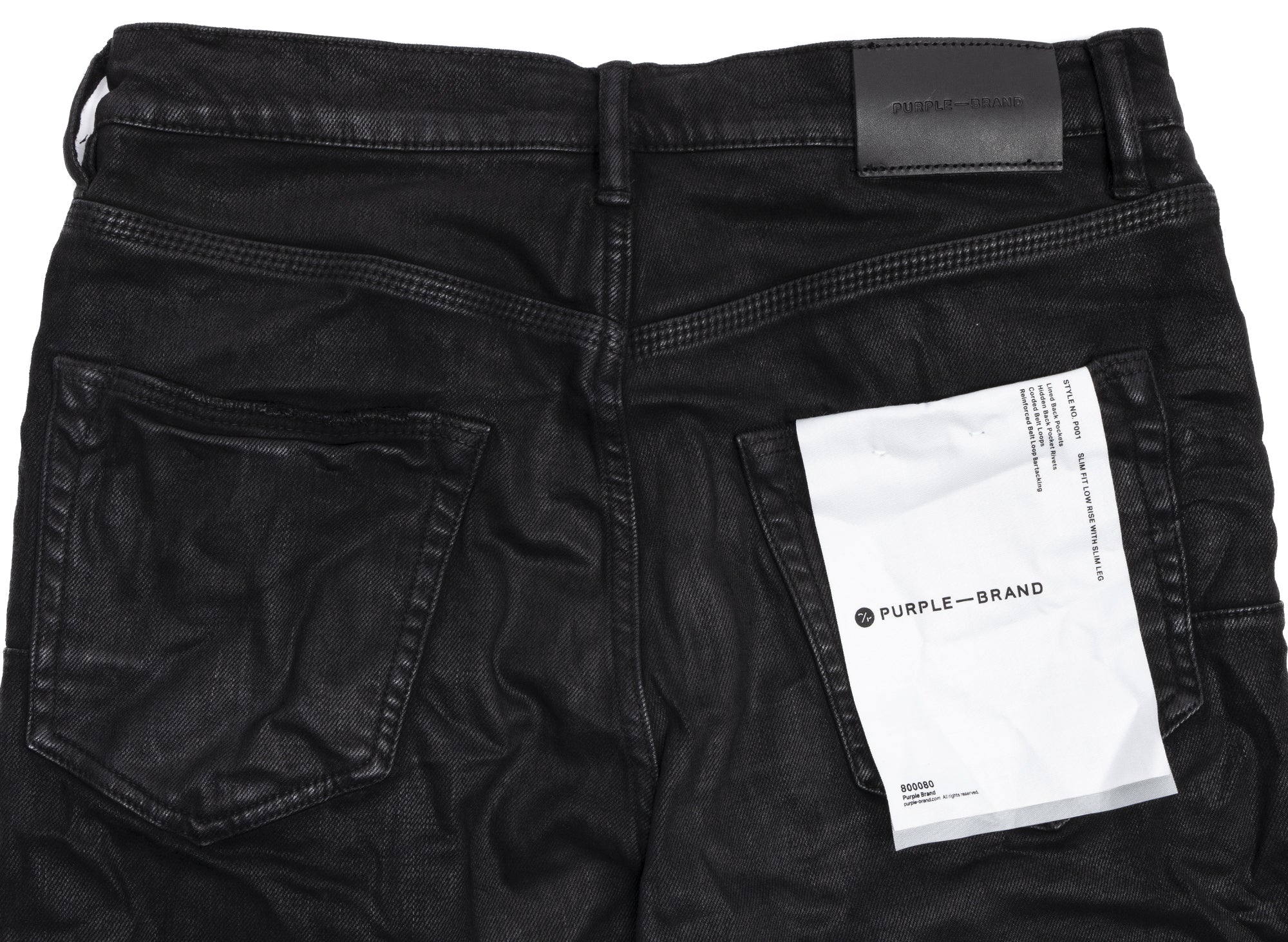 Purple Brand Midnight Coated Jeans - Image 2