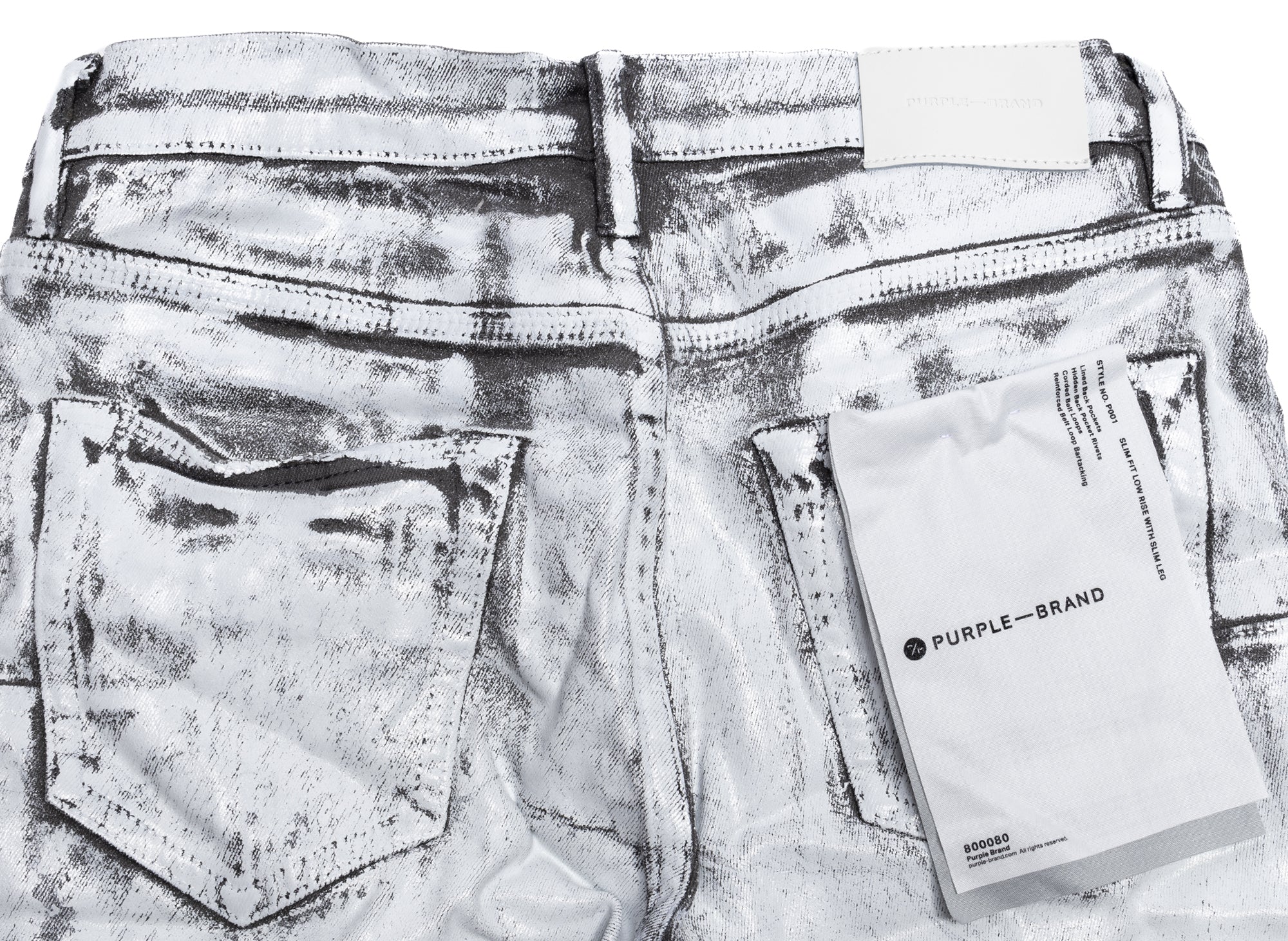 Purple Brand Overdye Foil Jeans - Image 2