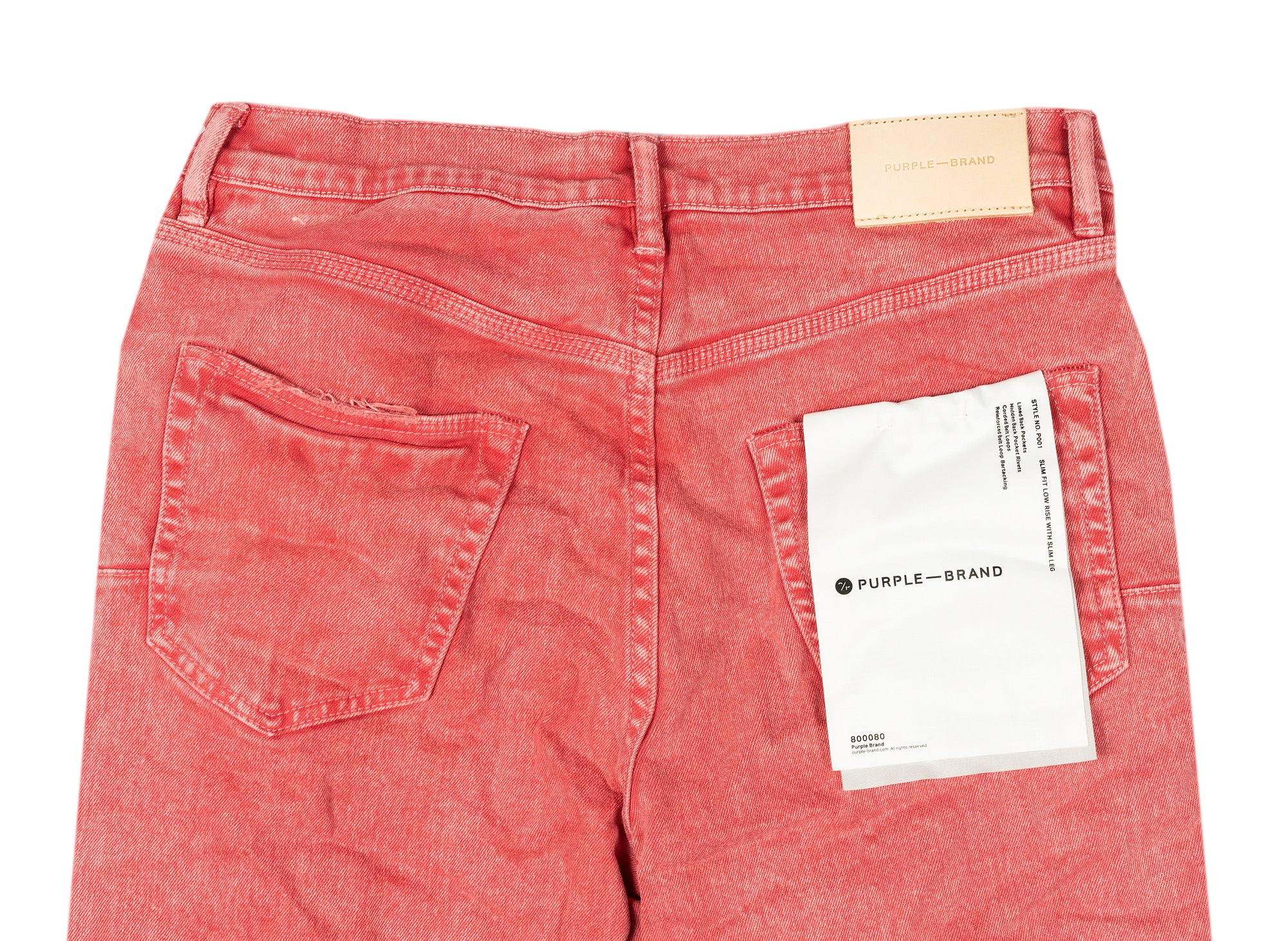 Purple Brand Oxblood Speckle Overspray Jeans - Image 2