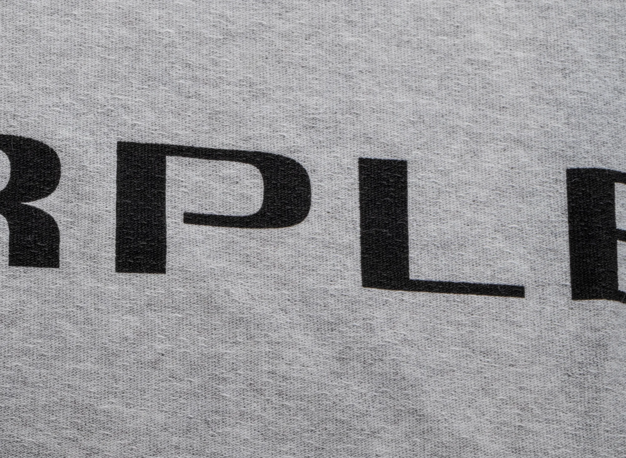 Purple Brand Textured Jersey S/S Tee in Heather - Image 2