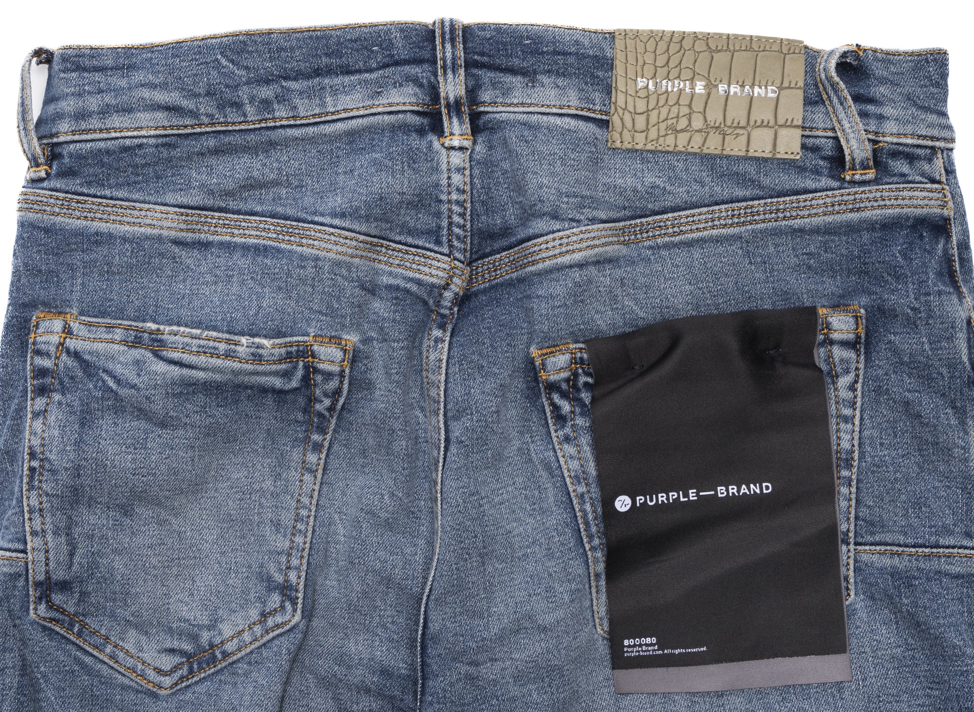 Purple Brand Thrashed Tinted Jeans - Image 2
