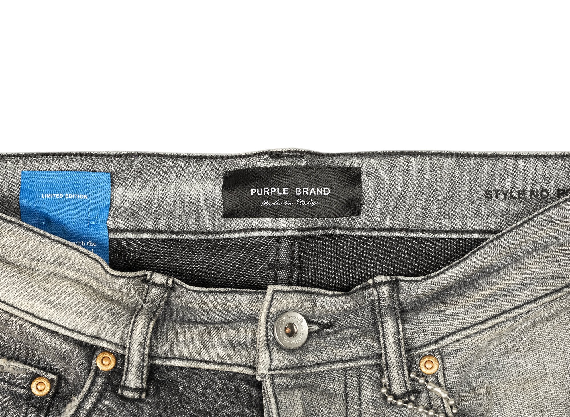 Purple Brand Two Tone Black Jeans - Image 2