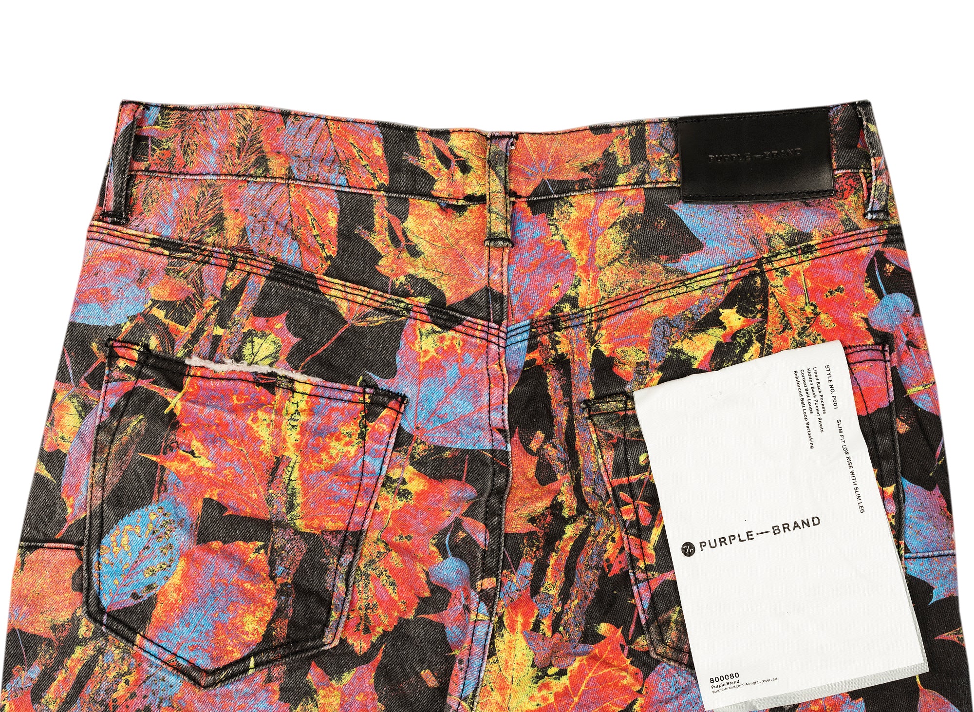 Purple Brand Washed Camo Jeans - Image 2