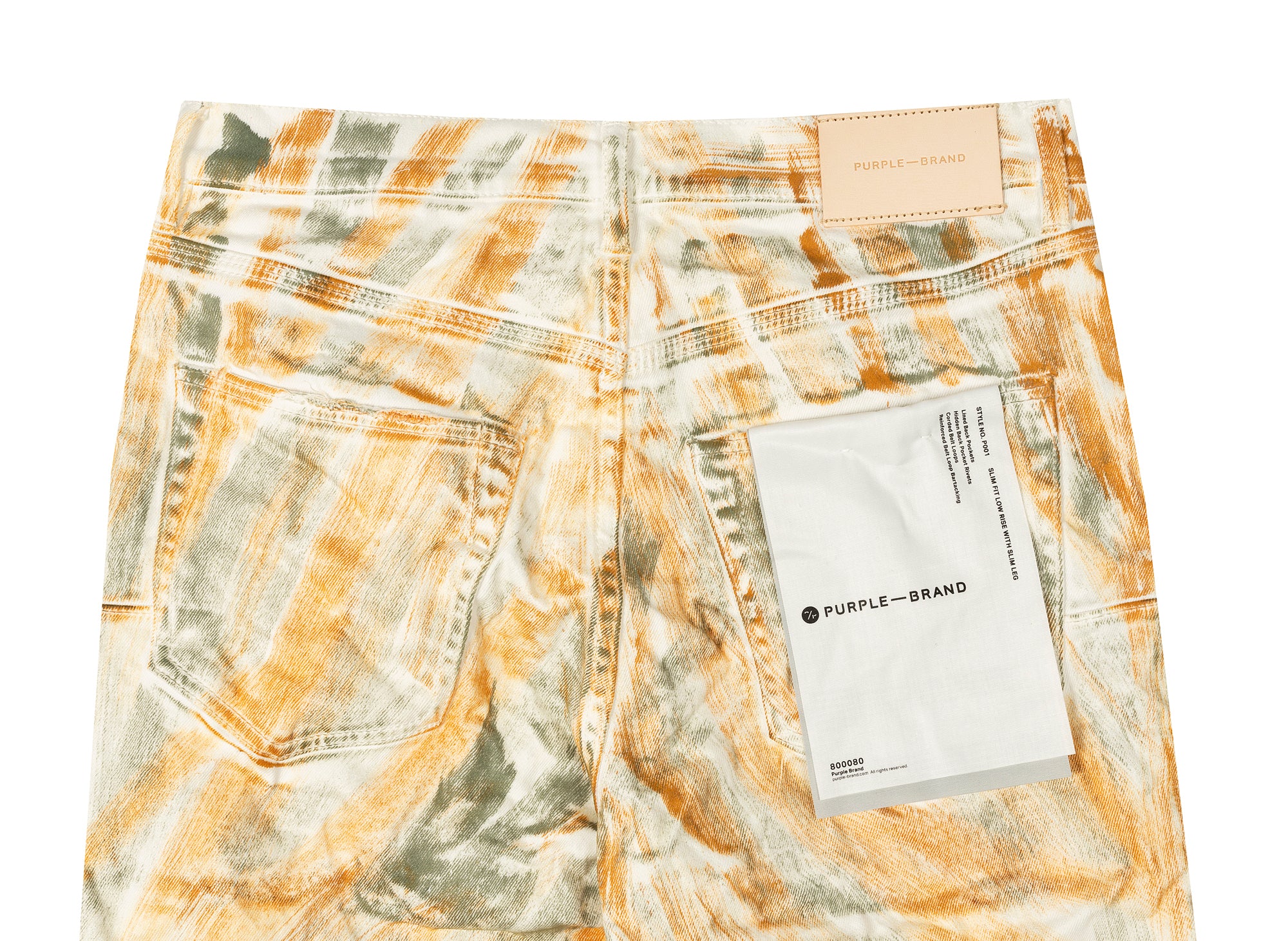 Purple Brand White Brush Stroke Jeans - Image 2