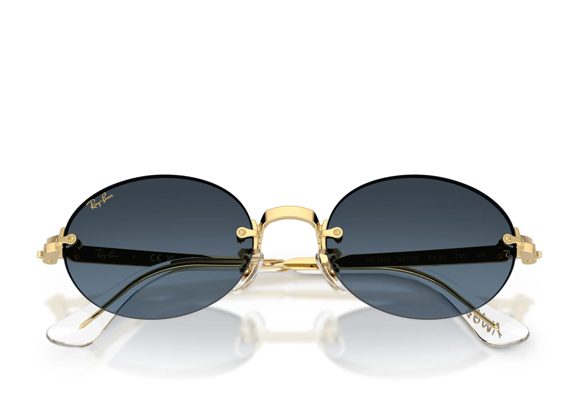 Ray Ban x A$ap Rocky Arista Frame with Blue Gradient Dark Grey Lenses - Image 5