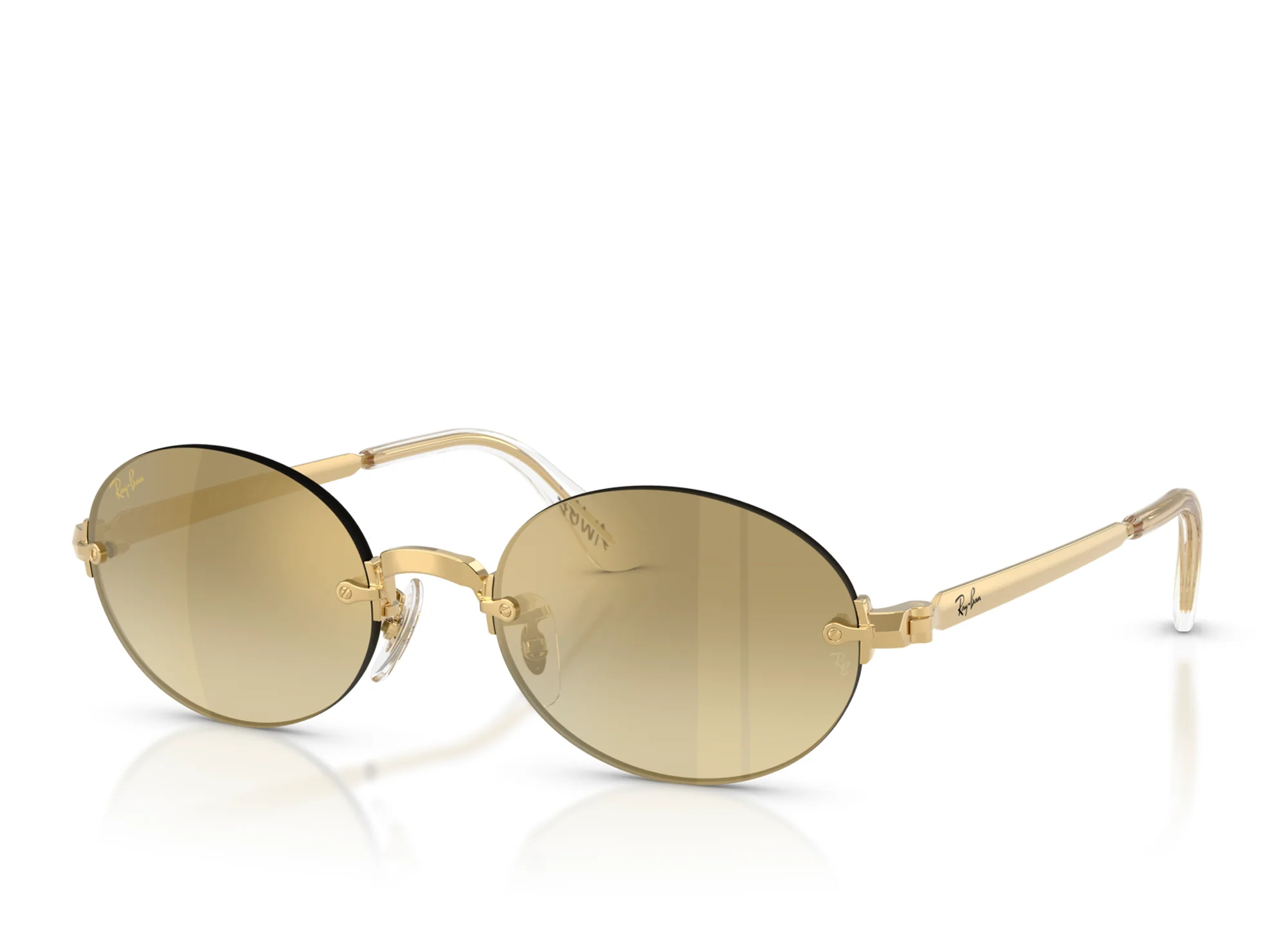 Ray Ban x A$ap Rocky Arista Frame with Brown Mirror Gold Gradient Lenses - Image 3