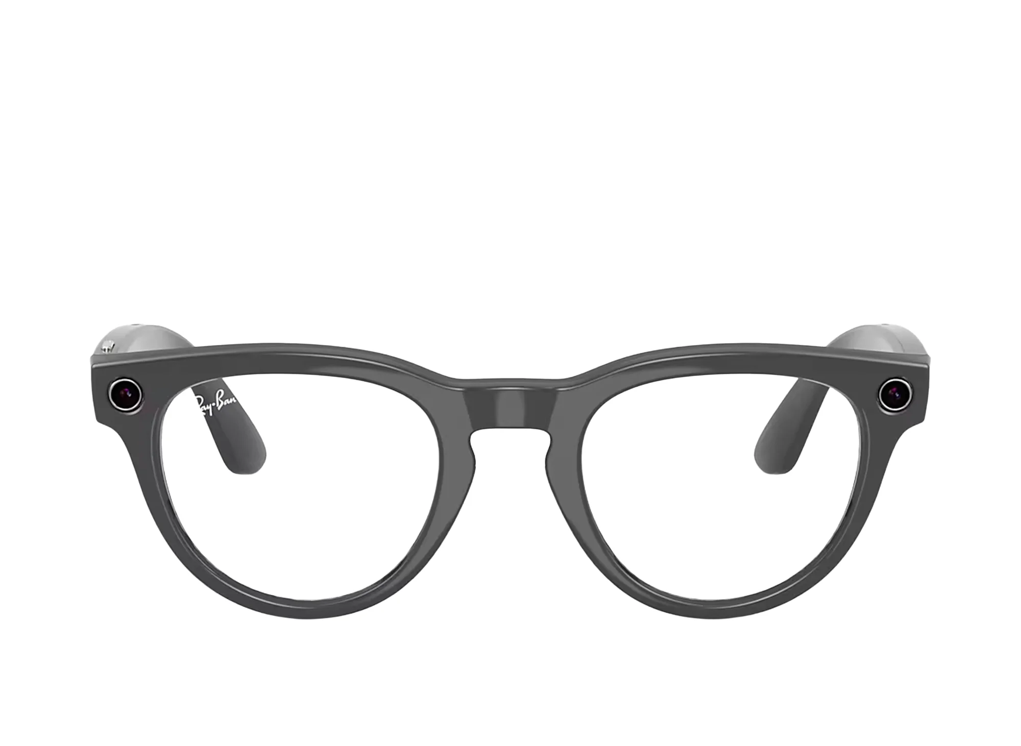 Ray-Ban Meta Headliner (Gen 2) Sunglasses in Shiny Asteroid Grey w/ Transitions Emerald Lenses - Image 4