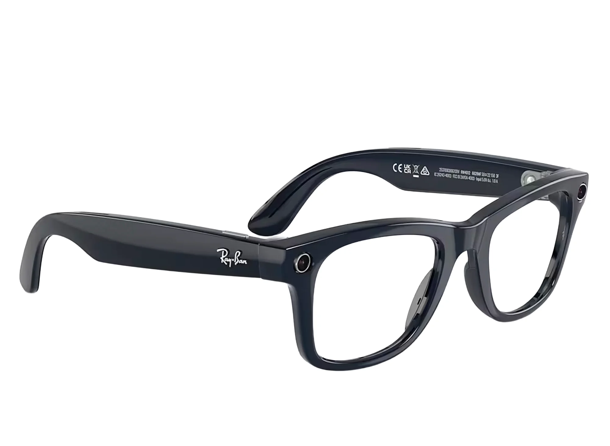Ray-Ban Meta Wayfarer (Gen 2) Sunglasses in Shiny Cosmic Blue w/ Transitions Sapphire Lenses - Image 5