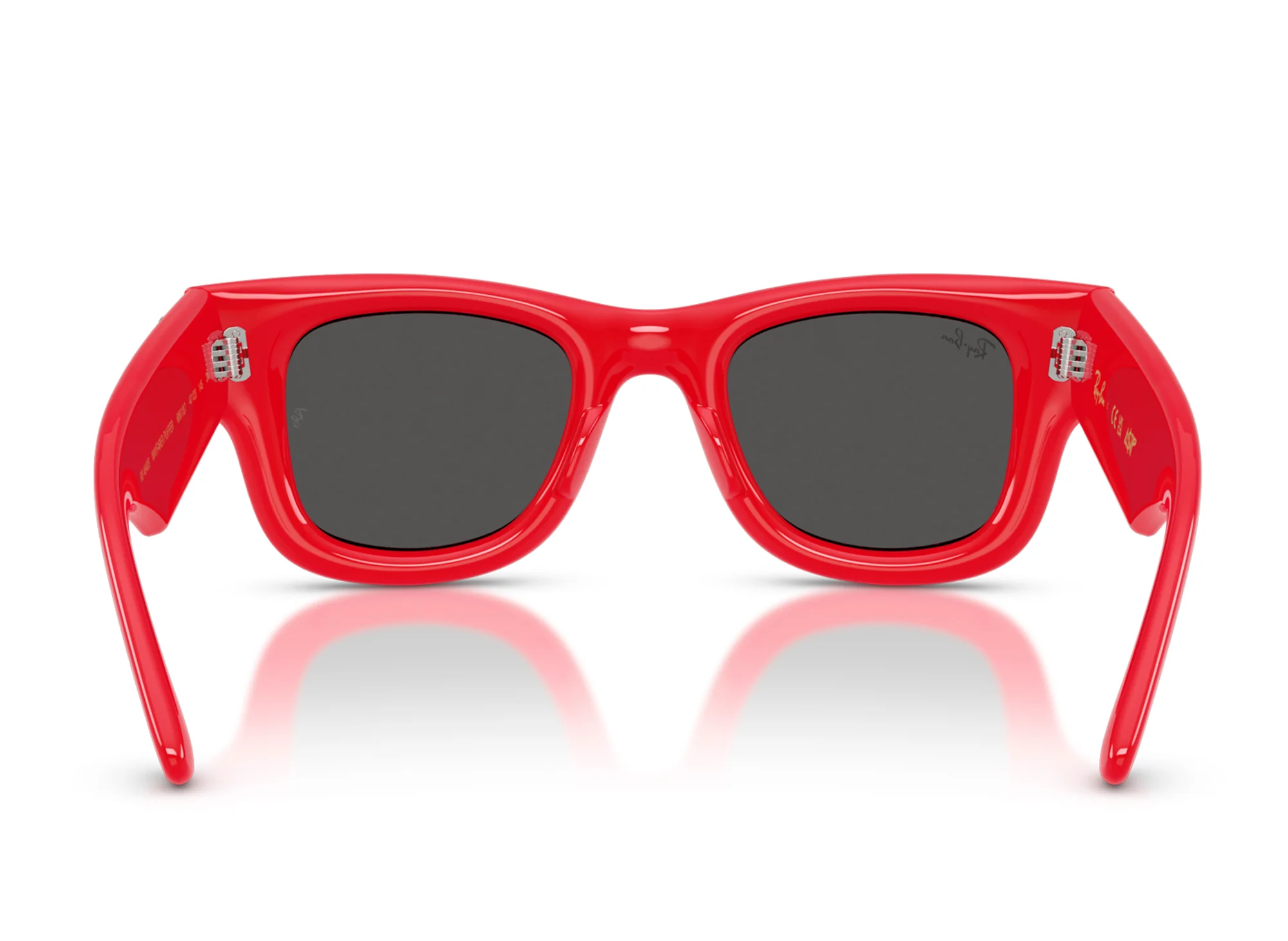 Ray Ban Wayfarer Puffer Red with Strass W/ Dark Grey Lenses - Image 6