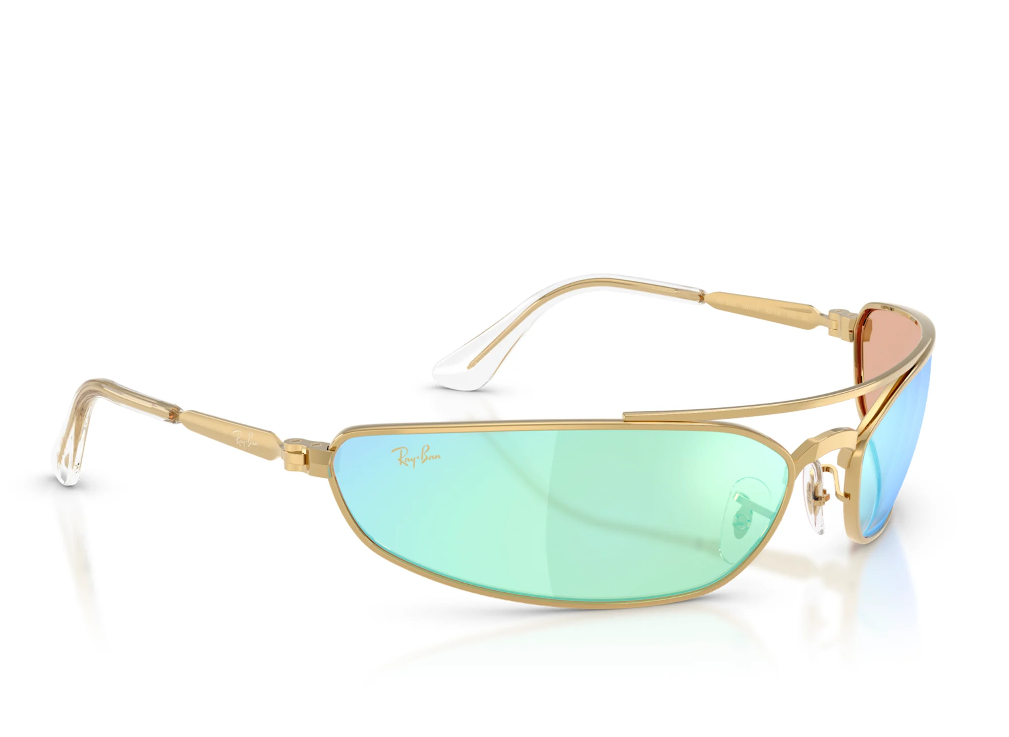 Ray Ban x A$AP Rocky Pinnacle Metal Arista Frame w/ Light Grey Mirror Blue
