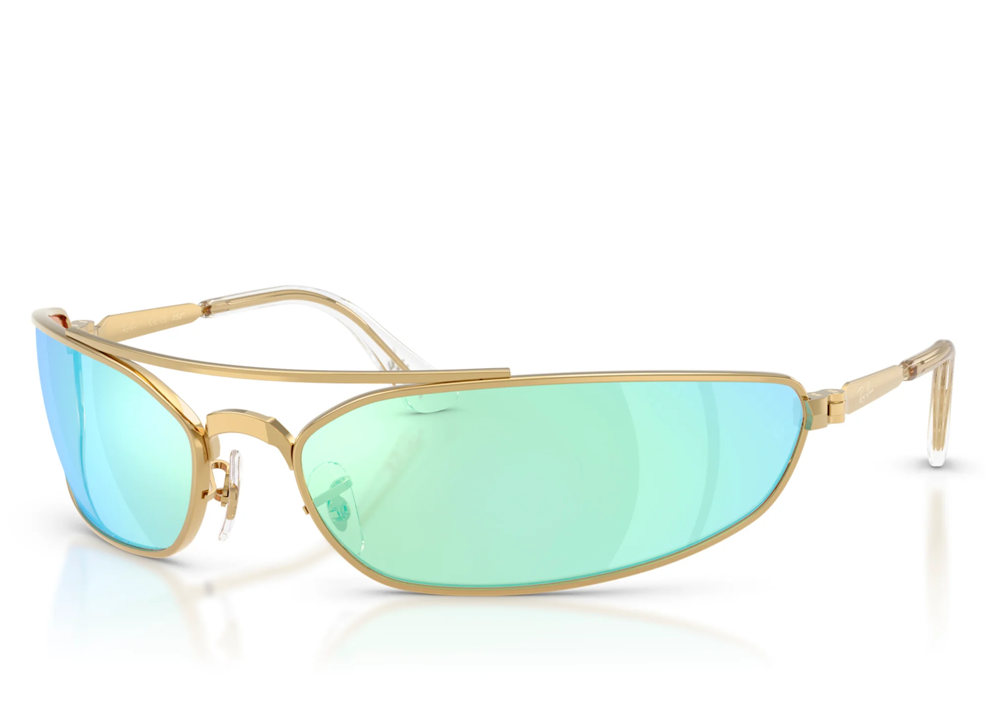 Ray Ban x A$AP Rocky Pinnacle Metal Arista Frame w/ Light Grey Mirror Blue - Image 2