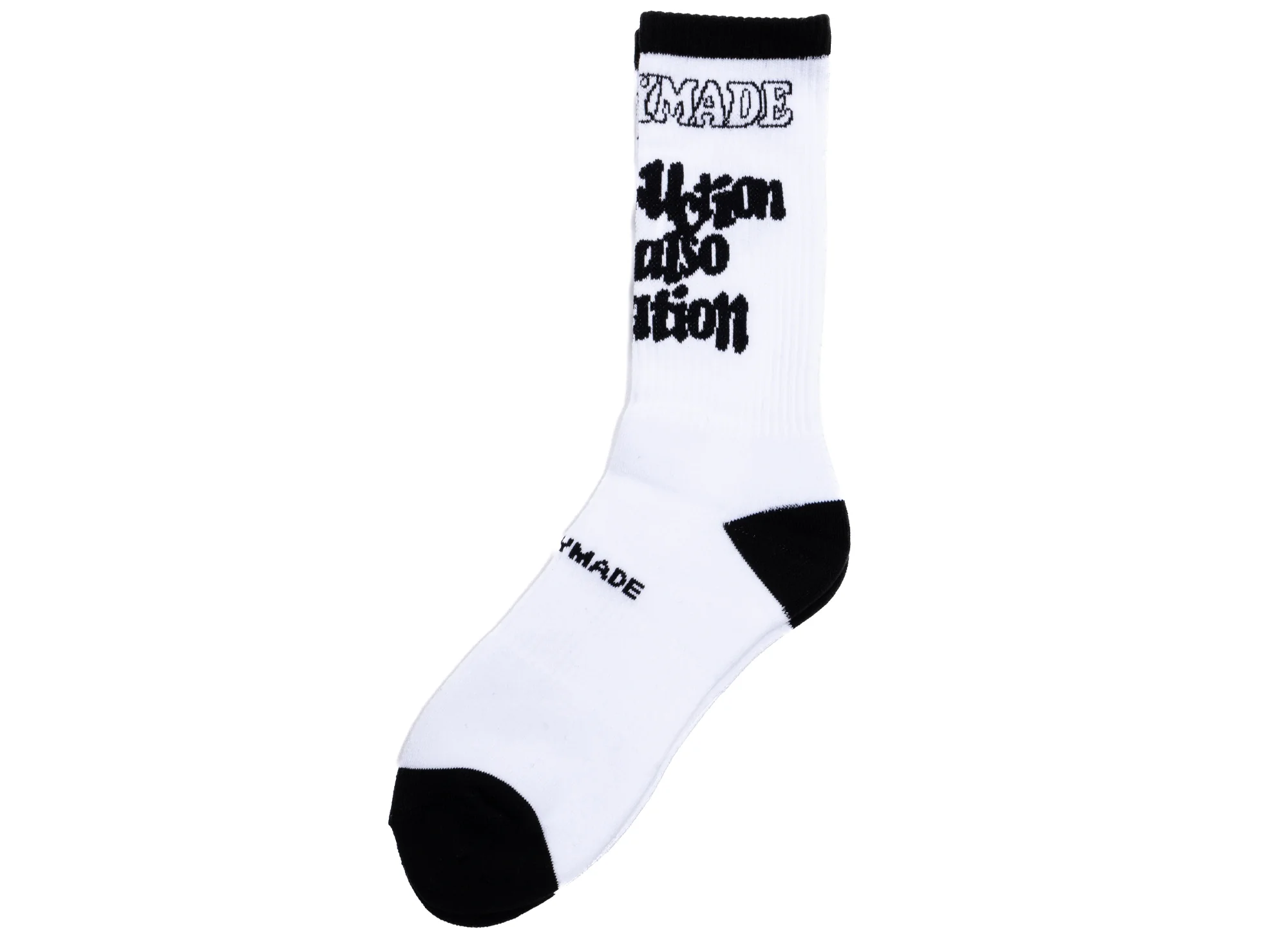 Readymade Destruction Socks in White - Image 2