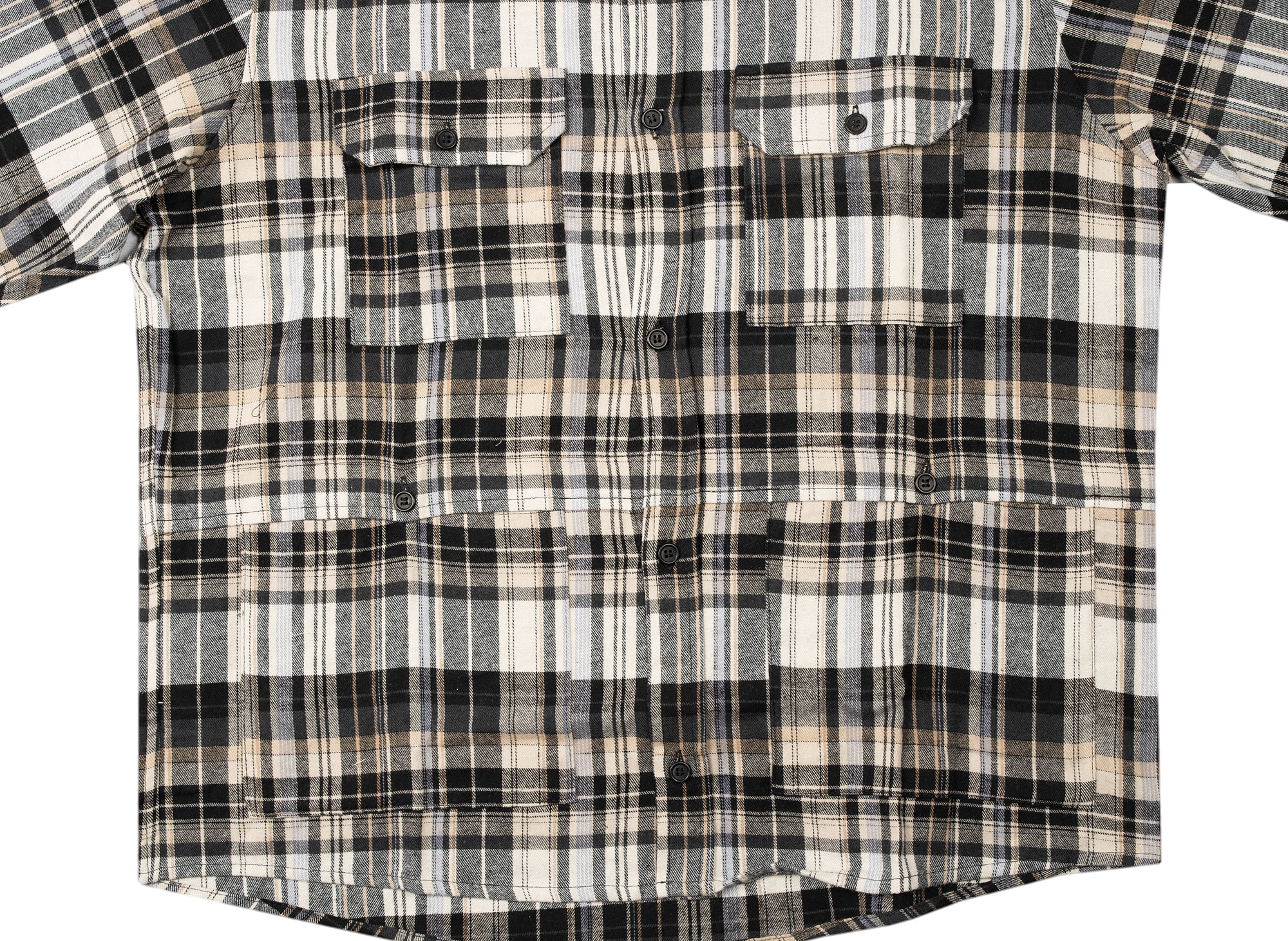 Reese Cooper Oversized Lightweight Flannel Shirt - Image 3